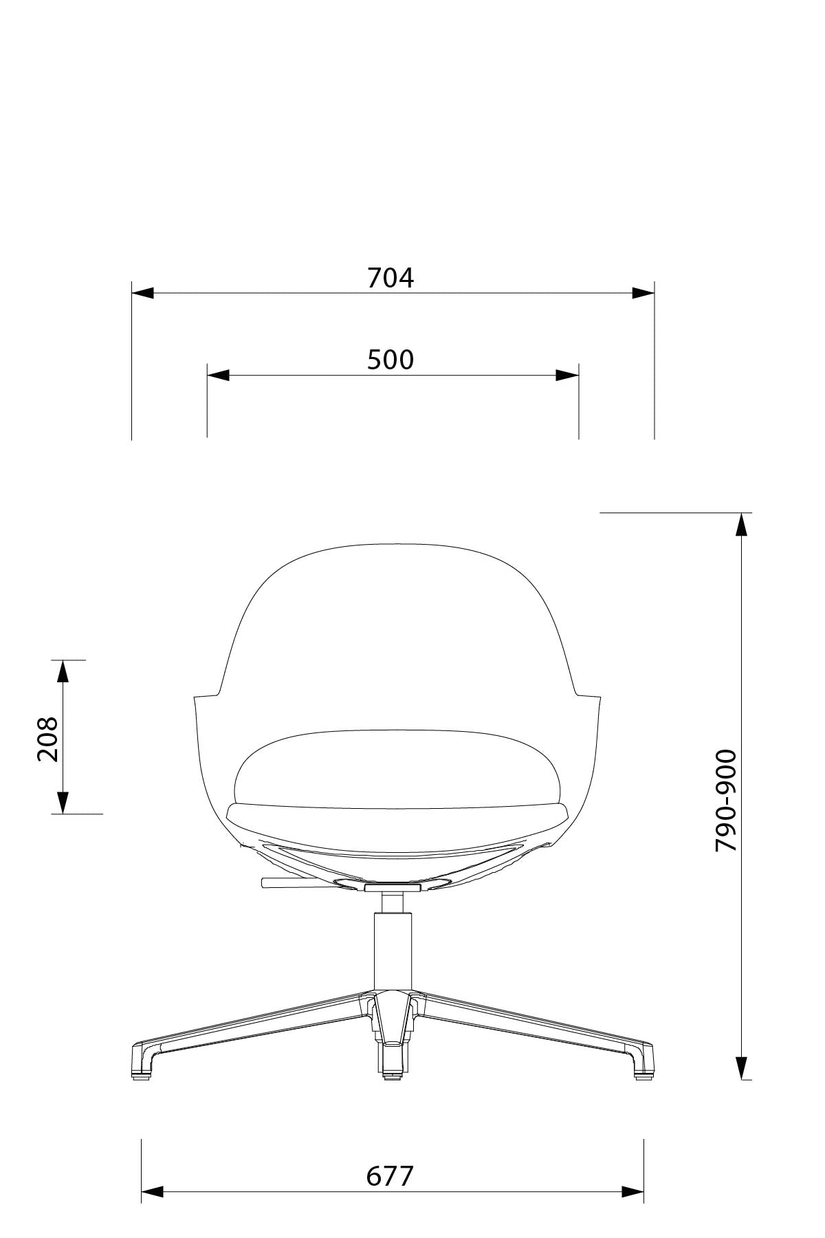 nurus FLORA Sabit Ayak Çalışma Koltuğu  nurus