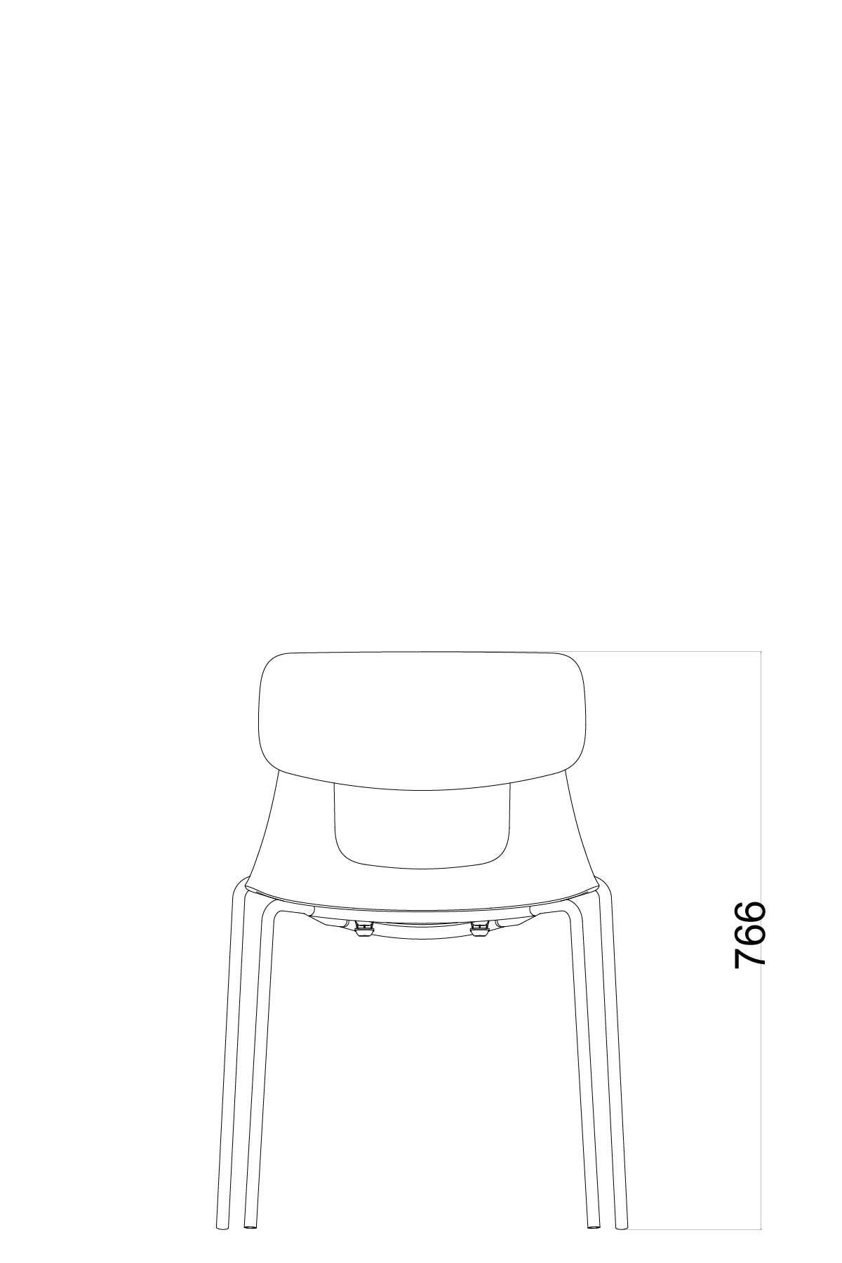 nurus LUCREZIA Ahşap Sırt Sandalye Sandalye nurus