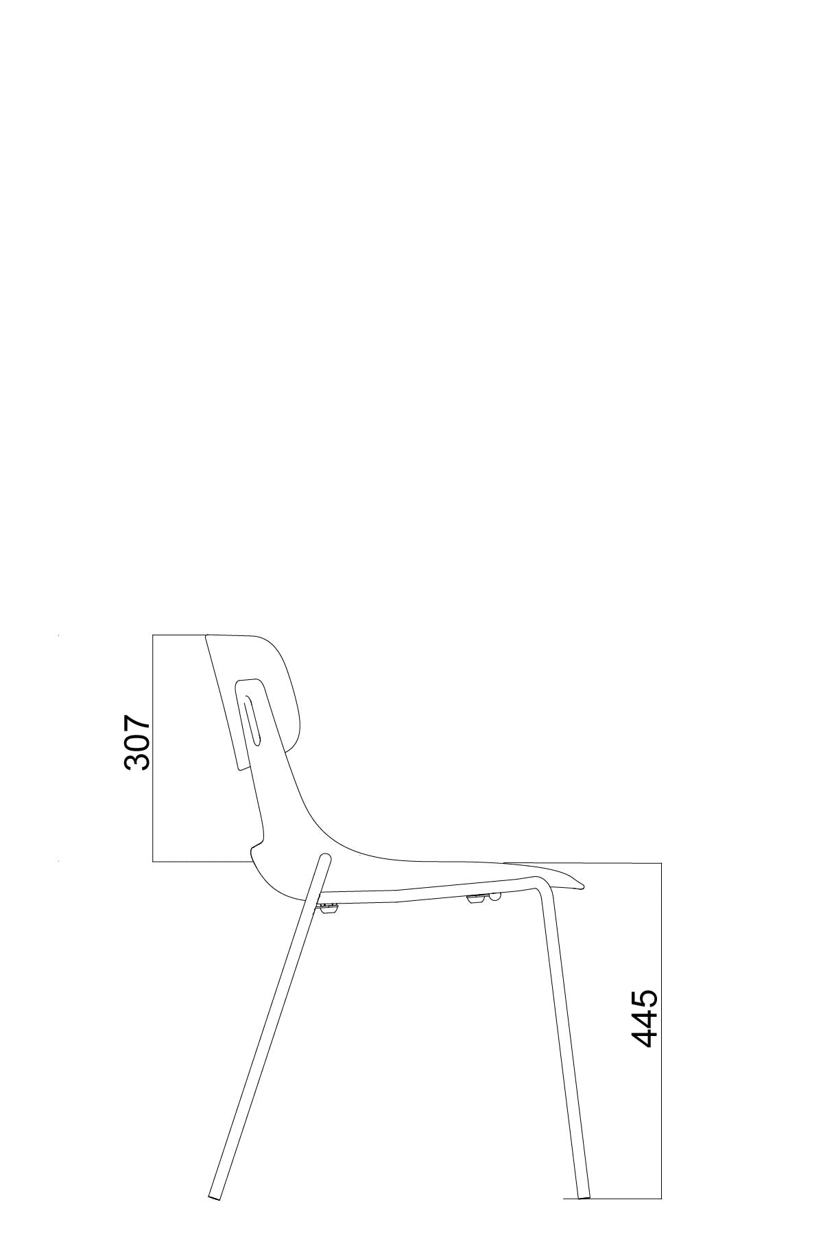 nurus LUCREZIA Ahşap Sırt Sandalye Sandalye nurus