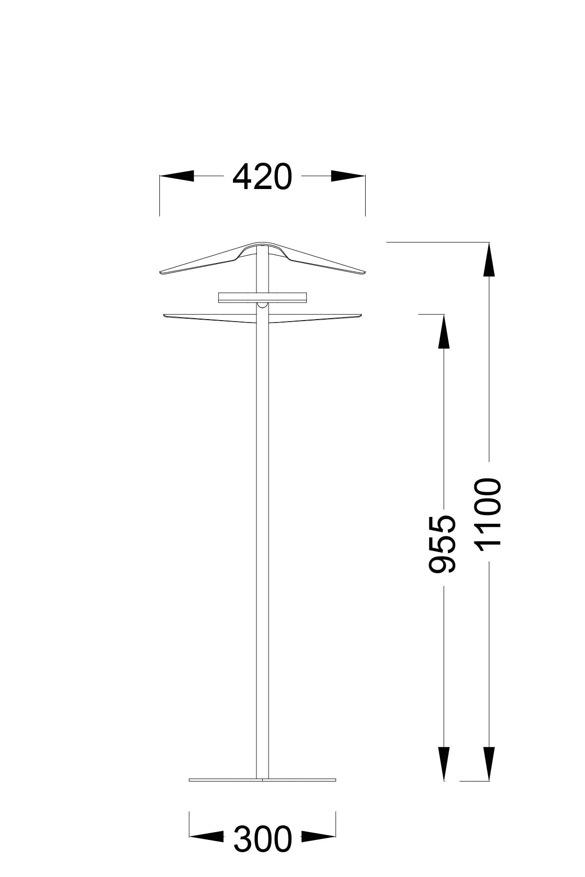 nurus MARLA Maxi Dilsiz Uşak Askılık  nurus
