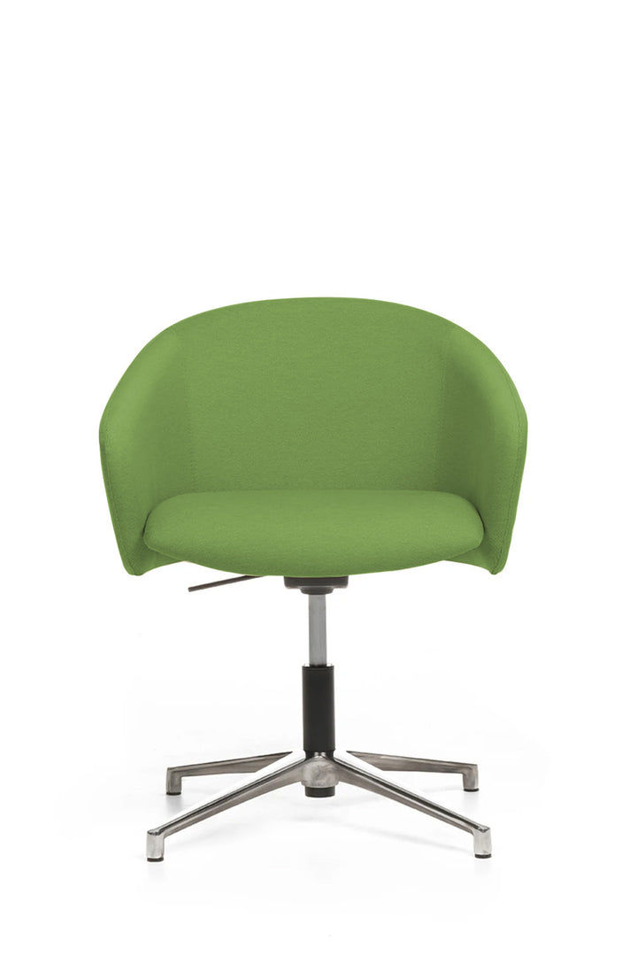 nurus TOYA Alçak Sırt Alüminyum Sabit (Pingo) Ayak Çalışma Sandalyesi  nurus Yeşil  