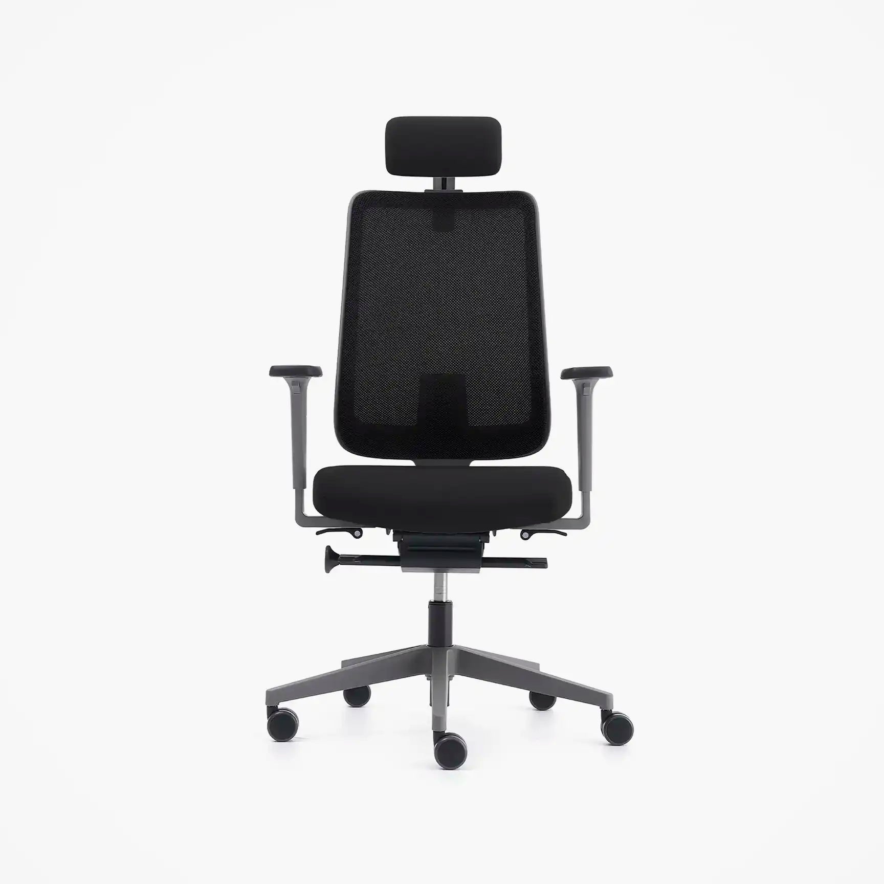 Mou Pro Personal Çalışma Sandalyesi - Başlıklı - Antrasit