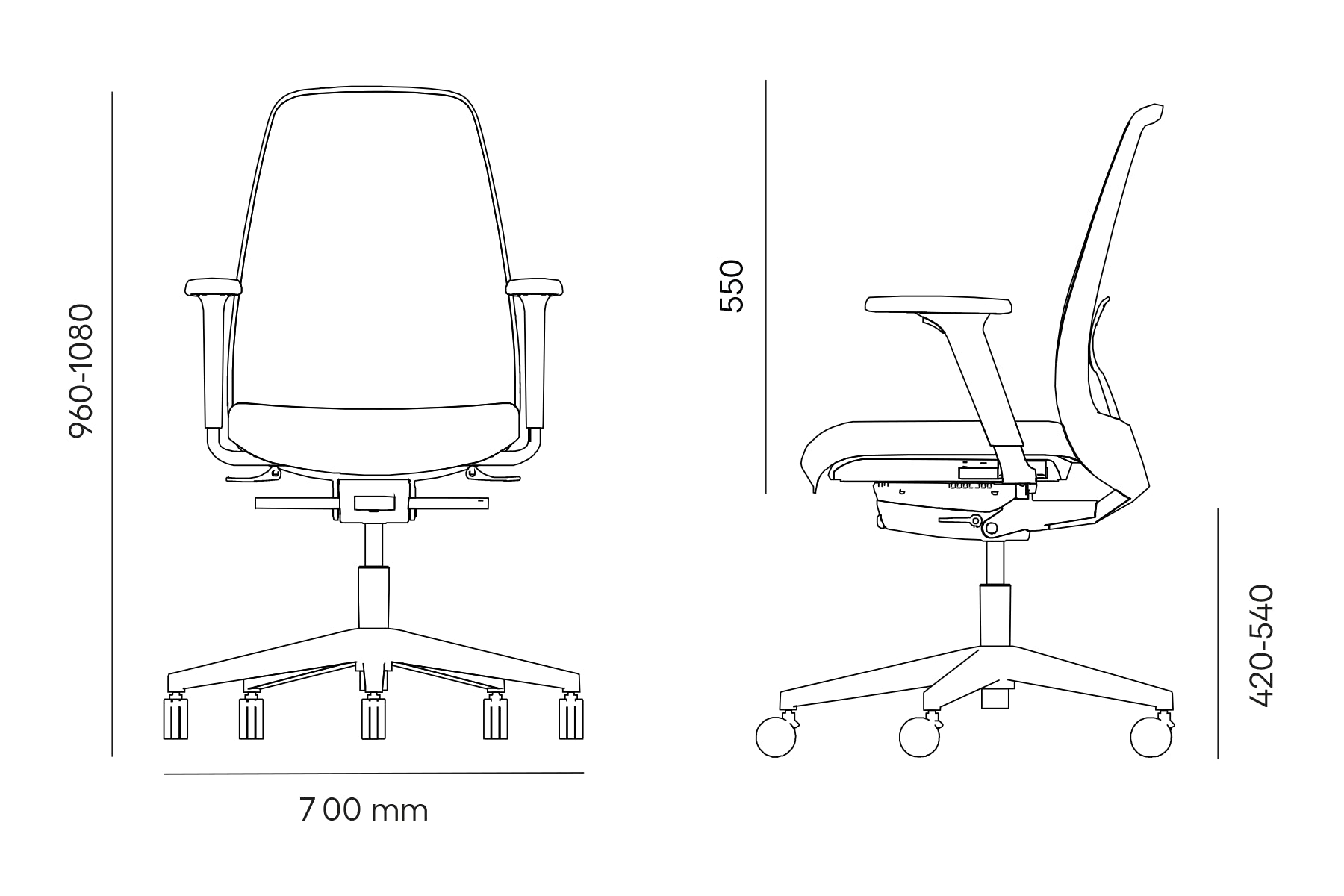 Air Soho Gri Çalışma Sandalyesi