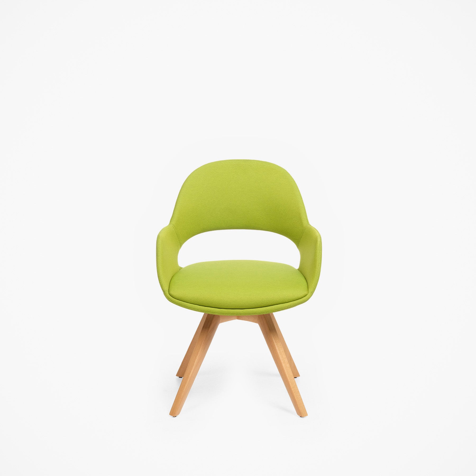 Flora Çalışma Sandalyesi - Ahşap Ayak