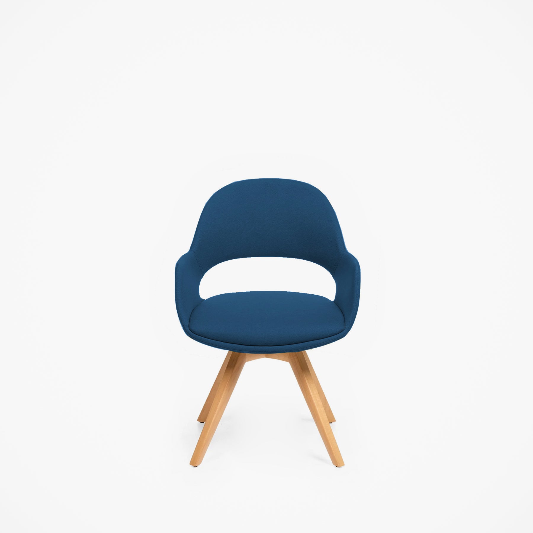 Flora Çalışma Sandalyesi - Ahşap Ayak