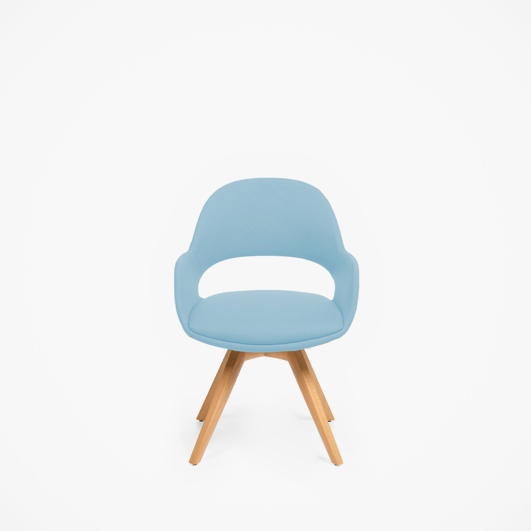 Flora Çalışma Sandalyesi - Ahşap Ayak