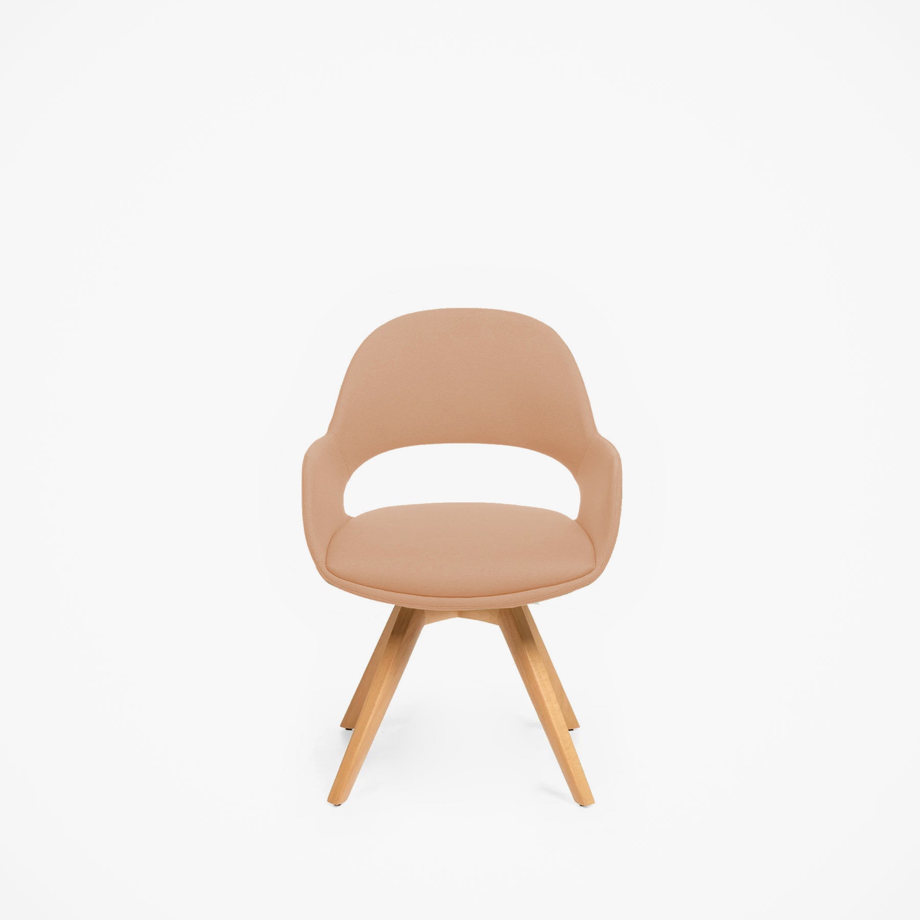 Flora Çalışma Sandalyesi - Ahşap Ayak