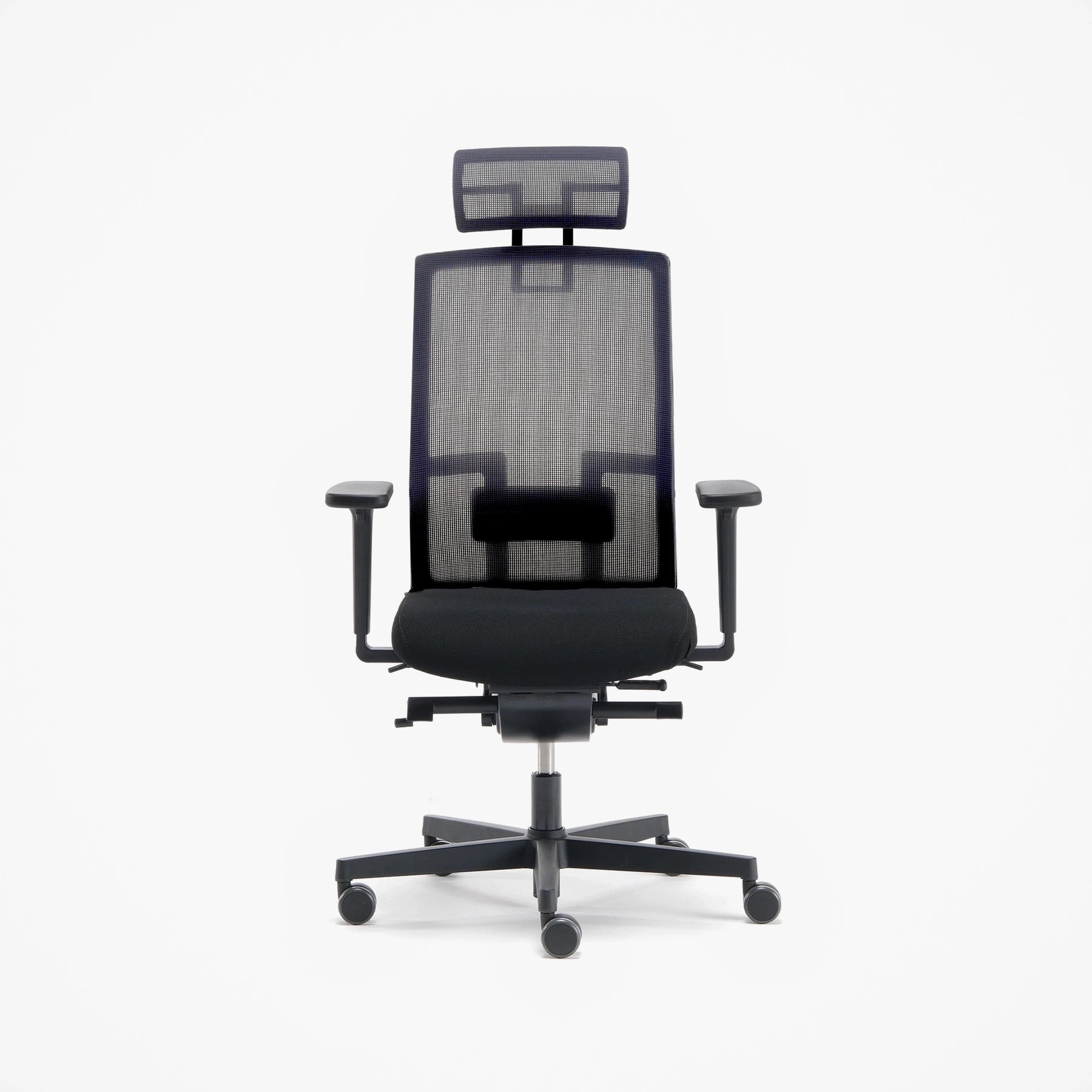 Me Too Çalışma Sandalyesi - Başlıklı - Siyah