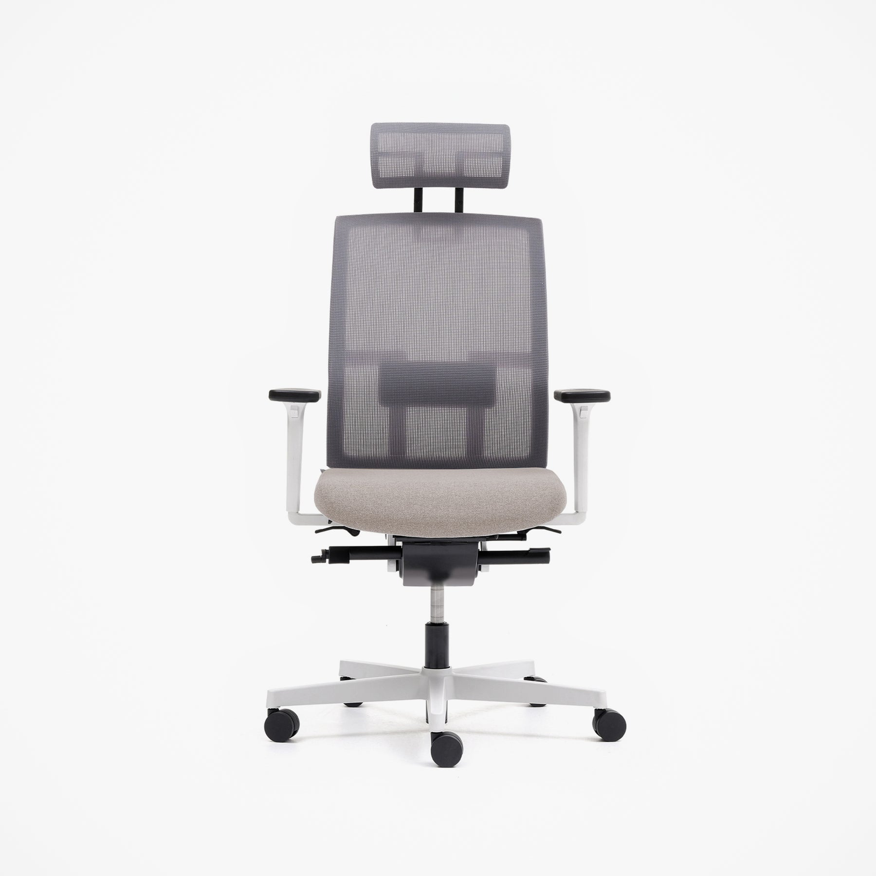 Me Too Çalışma Sandalyesi - Başlıklı - Gri