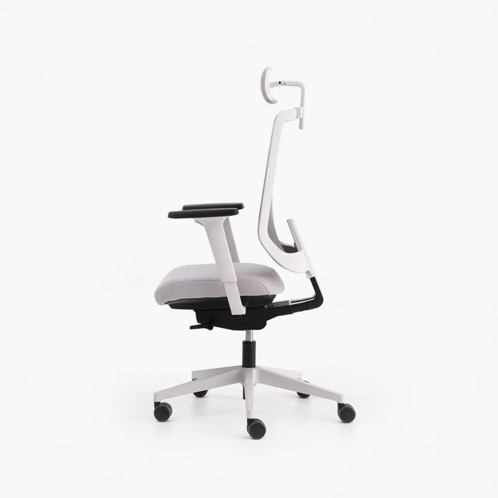 Mou Pro Personal Çalışma Sandalyesi - Başlıklı - Gri