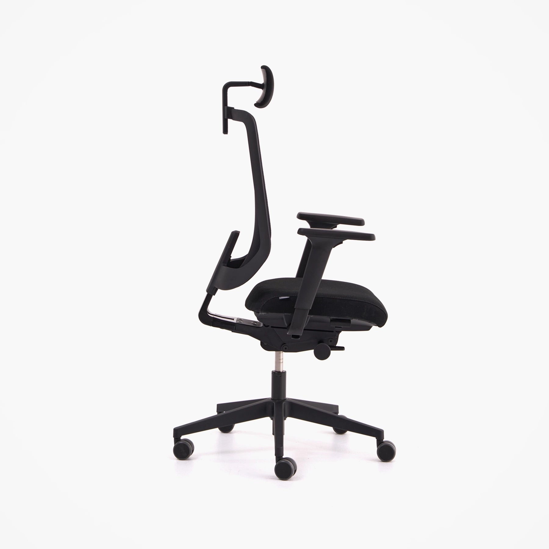 Mou Pro Personal Çalışma Sandalyesi - Başlıklı - Siyah