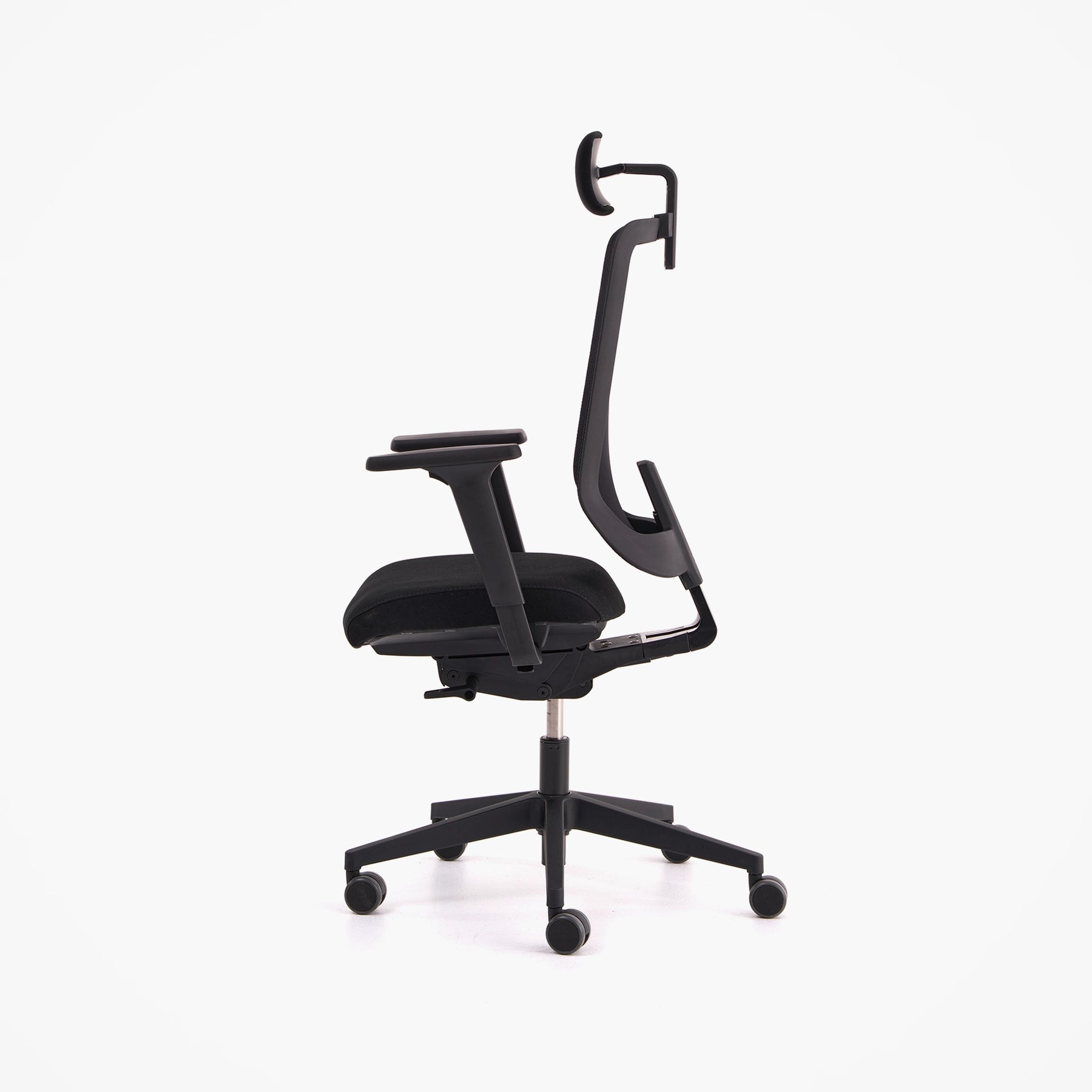 Mou Pro Personal Çalışma Sandalyesi - Başlıklı - Siyah