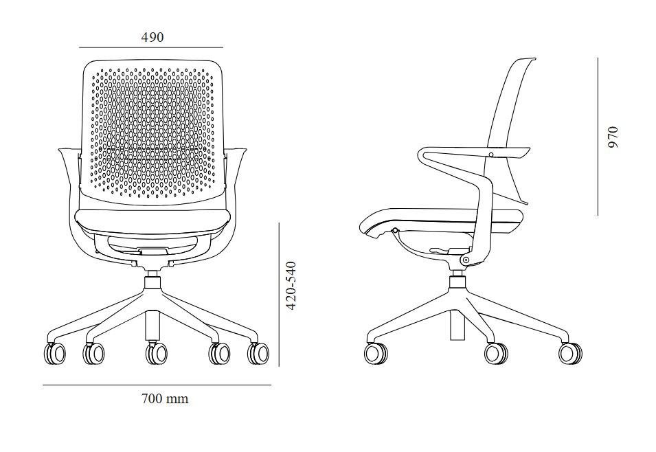 Spring Çalışma Sandalyesi