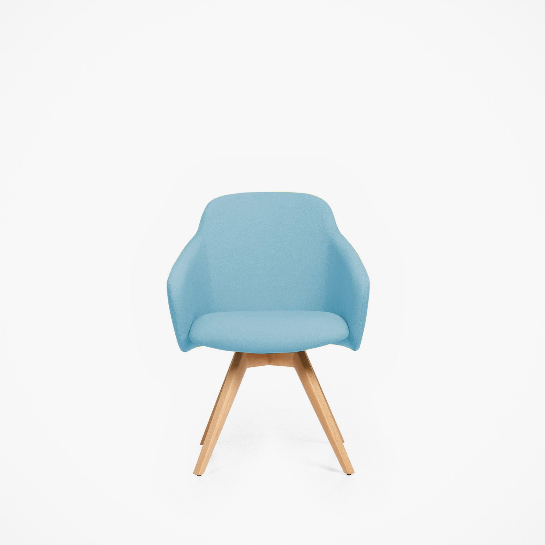 Toya Orta Sırt Çalışma Sandalyesi - Sabit Ayak - Ahşap