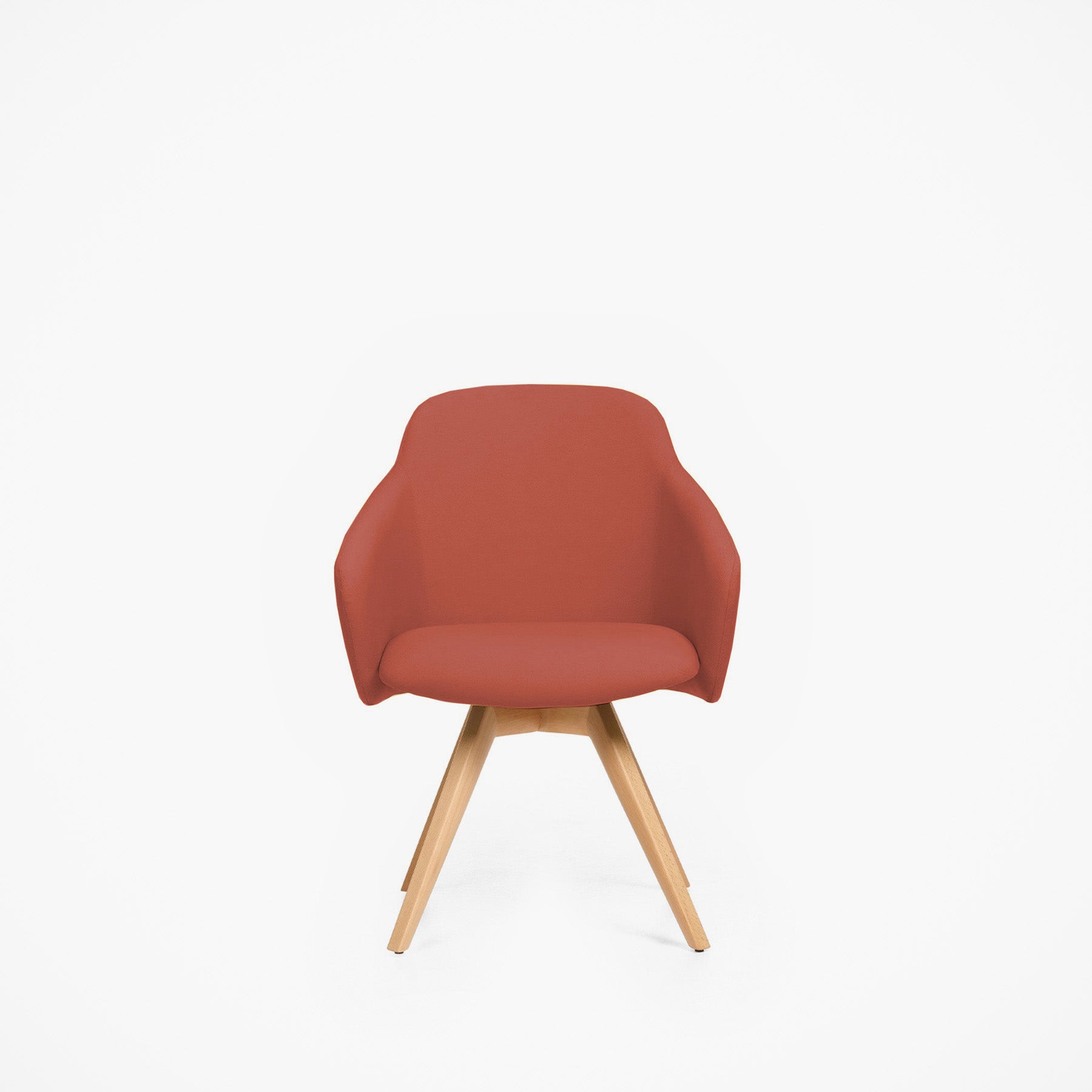 Toya Orta Sırt Çalışma Sandalyesi - Sabit Ayak - Ahşap