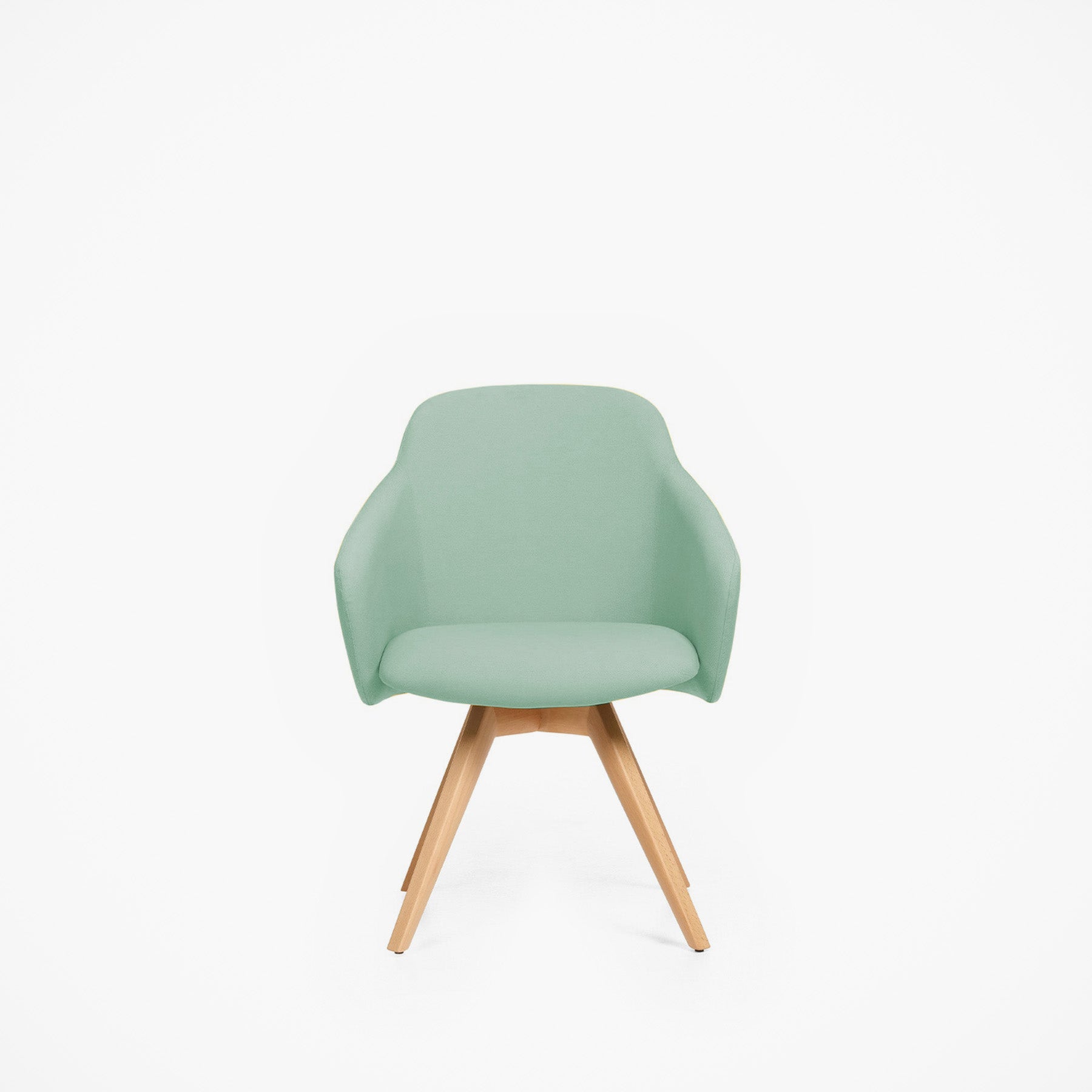 Toya Orta Sırt Çalışma Sandalyesi - Sabit Ayak - Ahşap