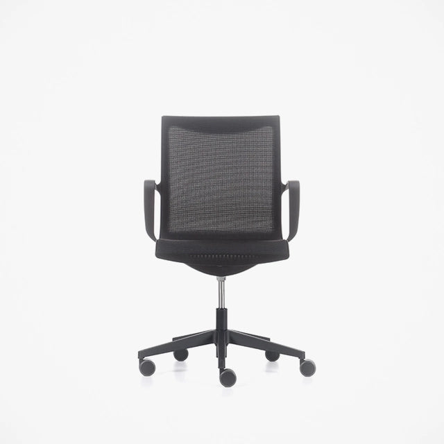 Waves Siyah Çalışma Sandalyesi