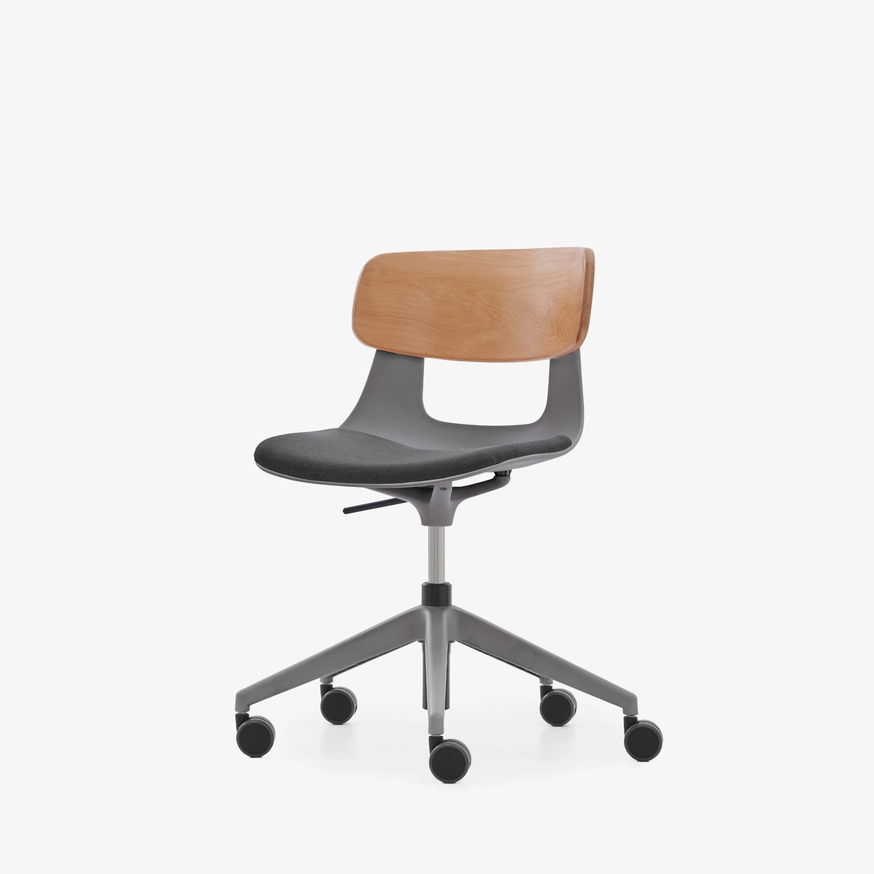 Lucrezia Ahşap Sırt Minderli Çalışma Sandalyesi