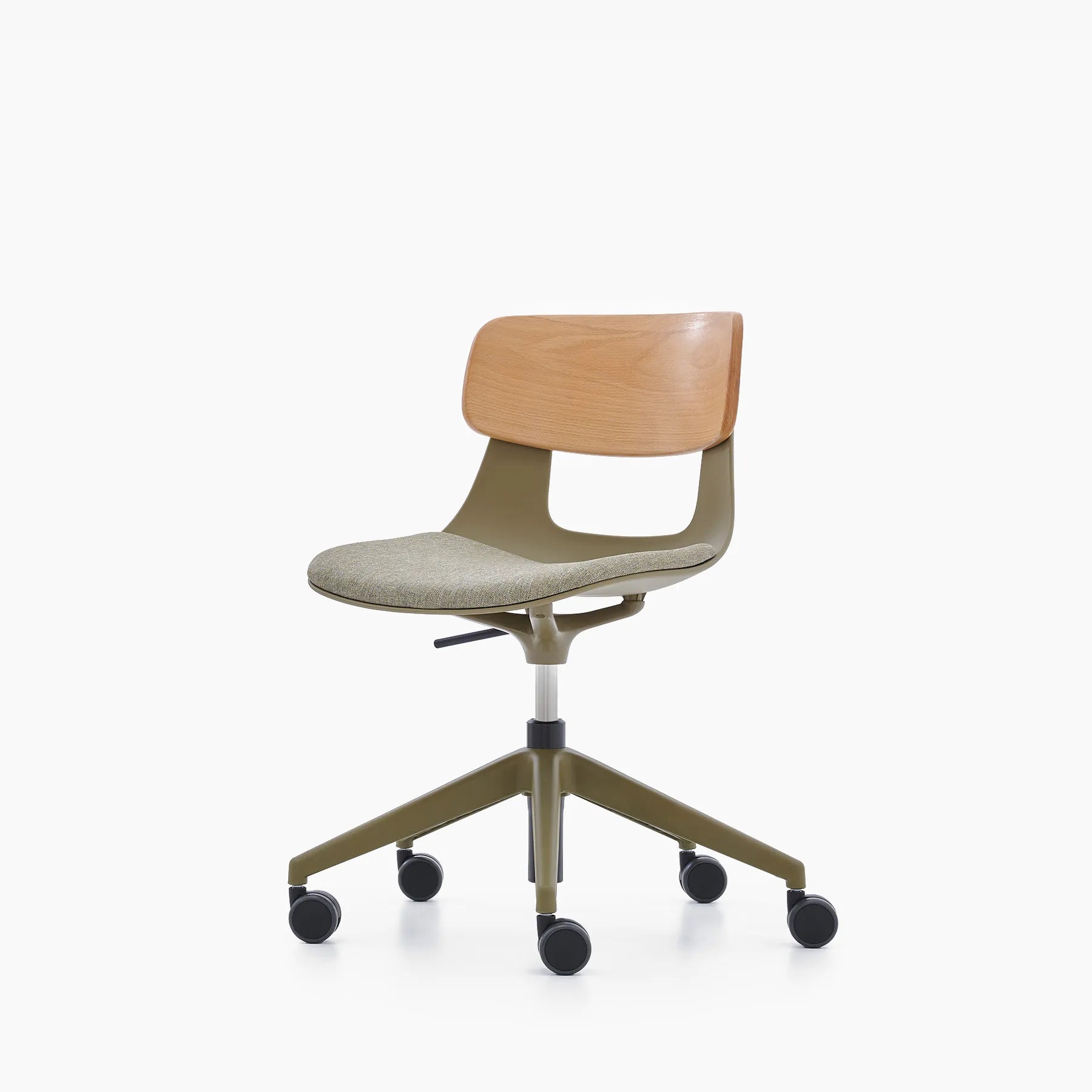 Lucrezia Ahşap Sırt Minderli Çalışma Sandalyesi