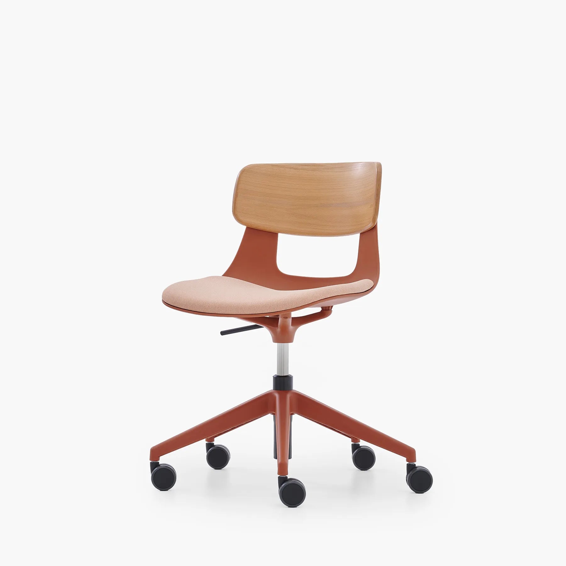 Lucrezia Ahşap Sırt Minderli Çalışma Sandalyesi