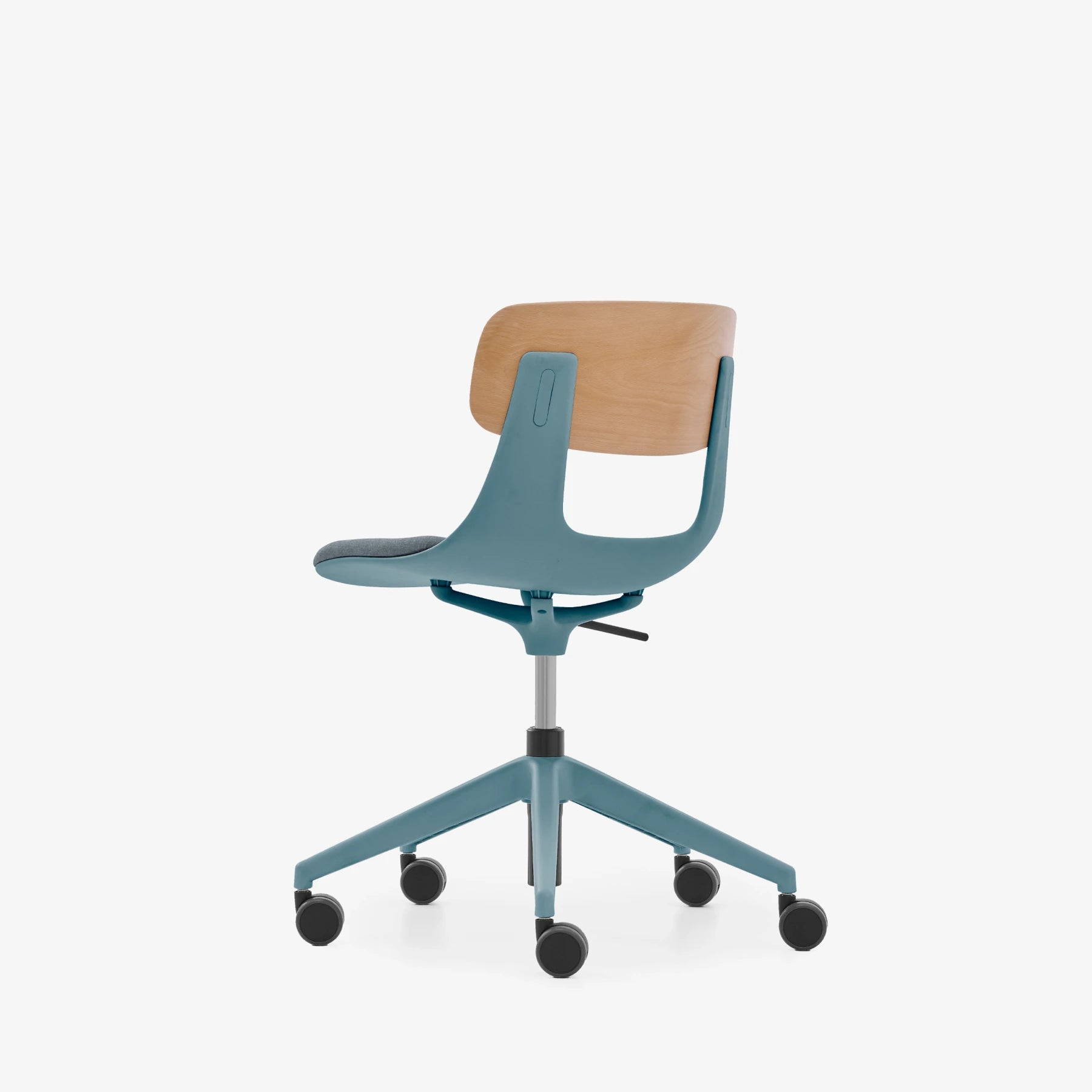 Lucrezia Ahşap Sırt Minderli Çalışma Sandalyesi