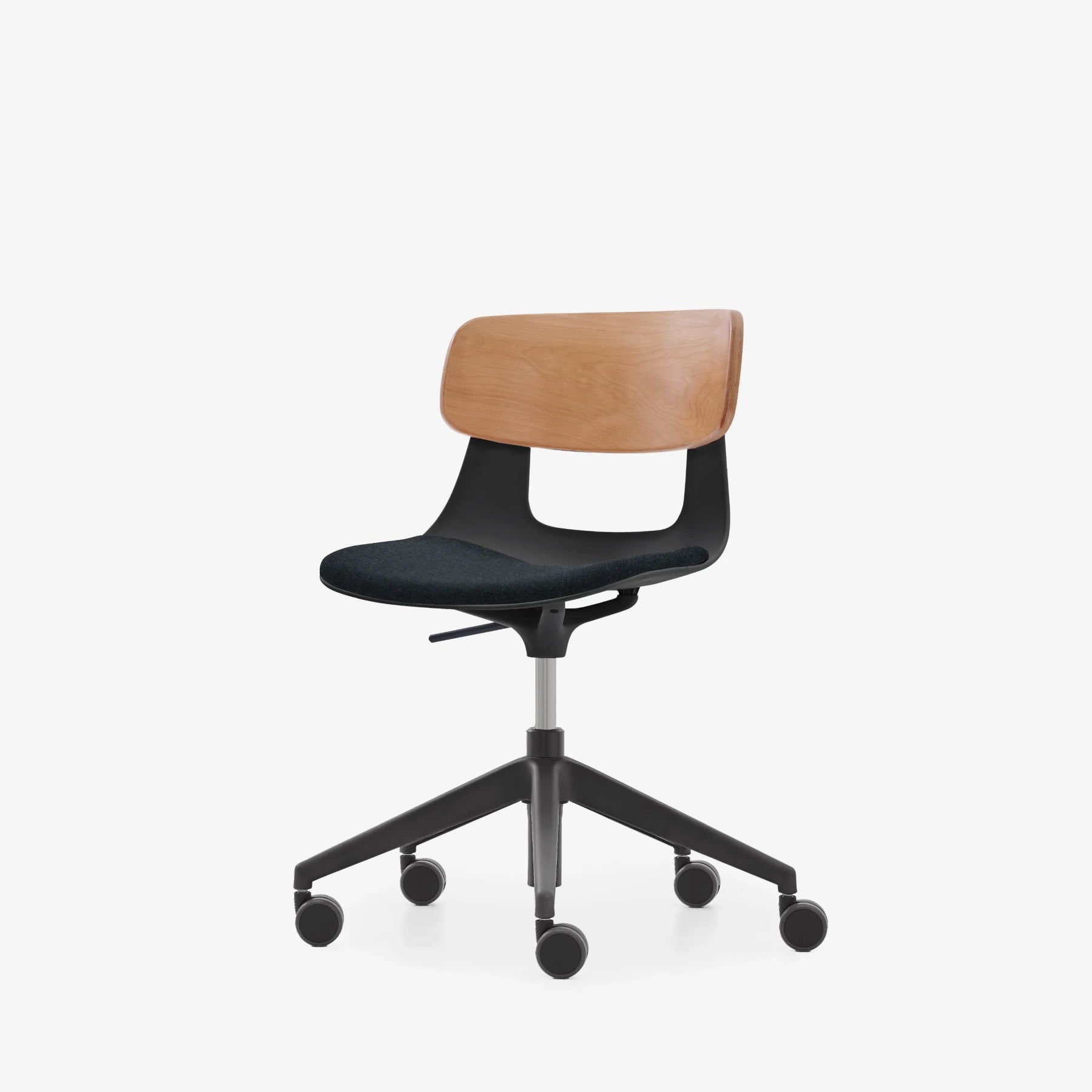 Lucrezia Ahşap Sırt Minderli Çalışma Sandalyesi