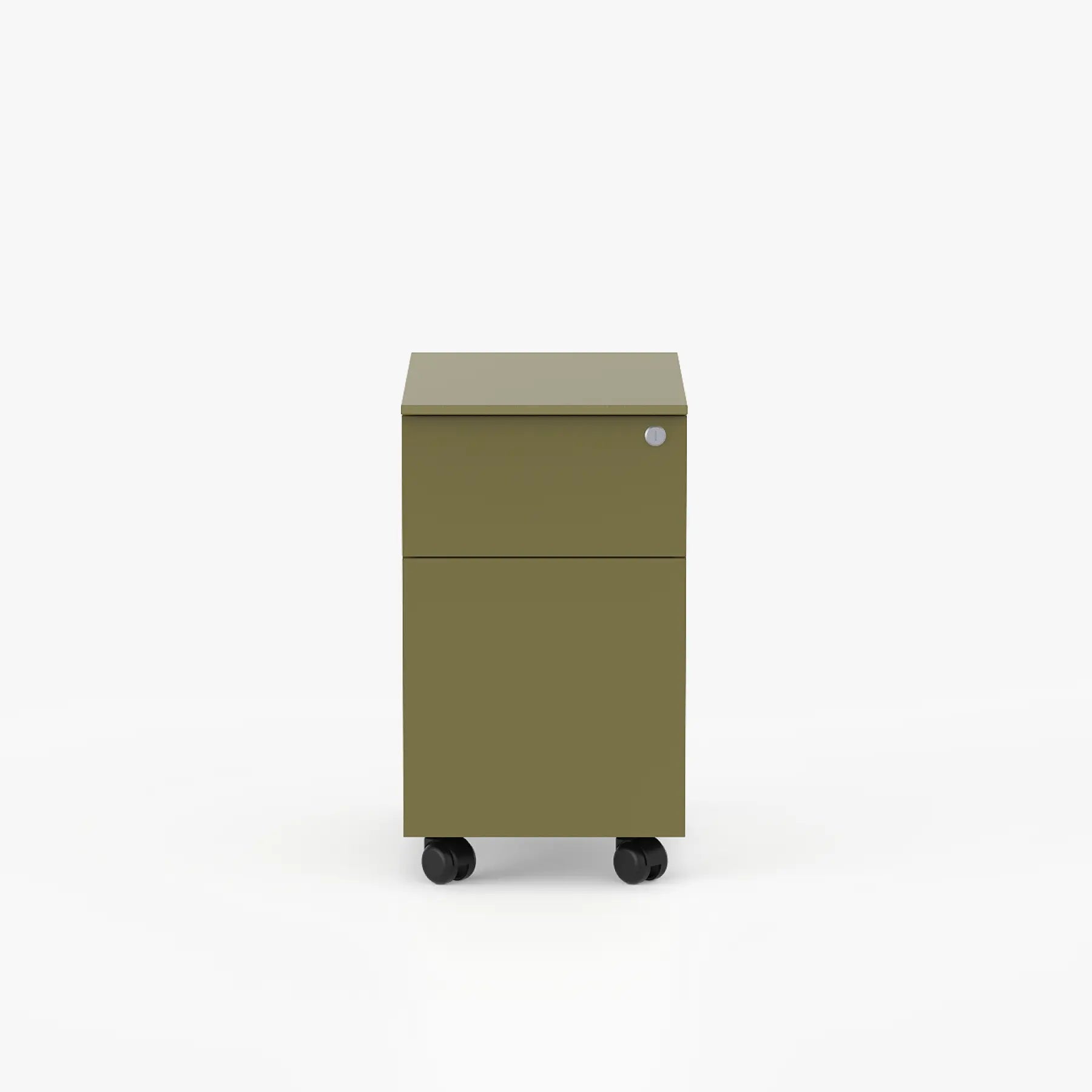 Cube İki Çekmeceli Metal Komodin