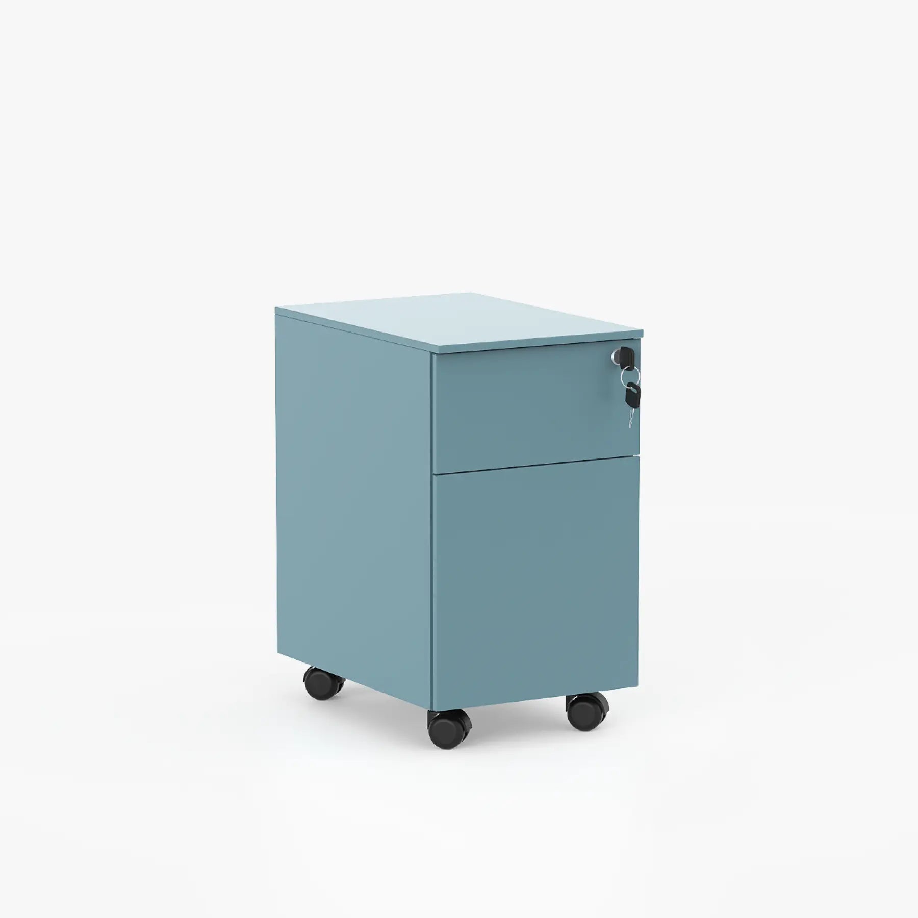 Cube İki Çekmeceli Metal Komodin