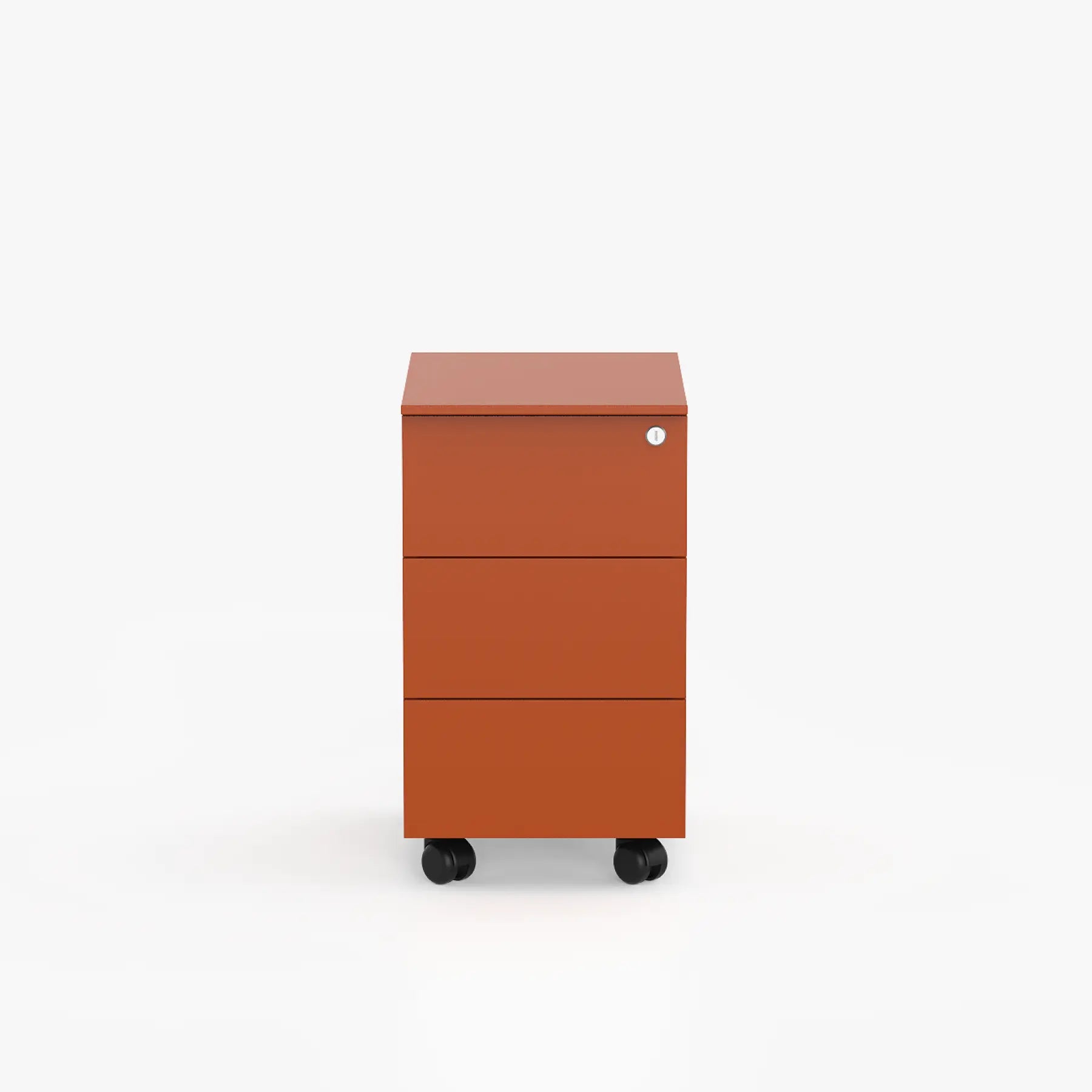 Cube Üç Çekmeceli Metal Komodin