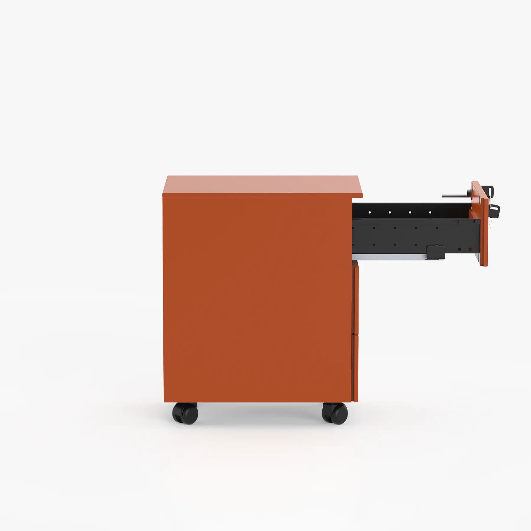 Cube Üç Çekmeceli Metal Komodin