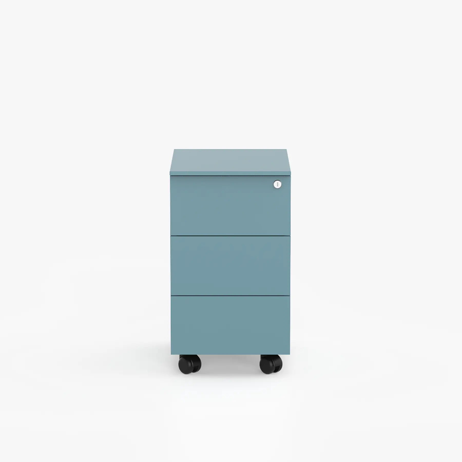 Cube Üç Çekmeceli Metal Komodin