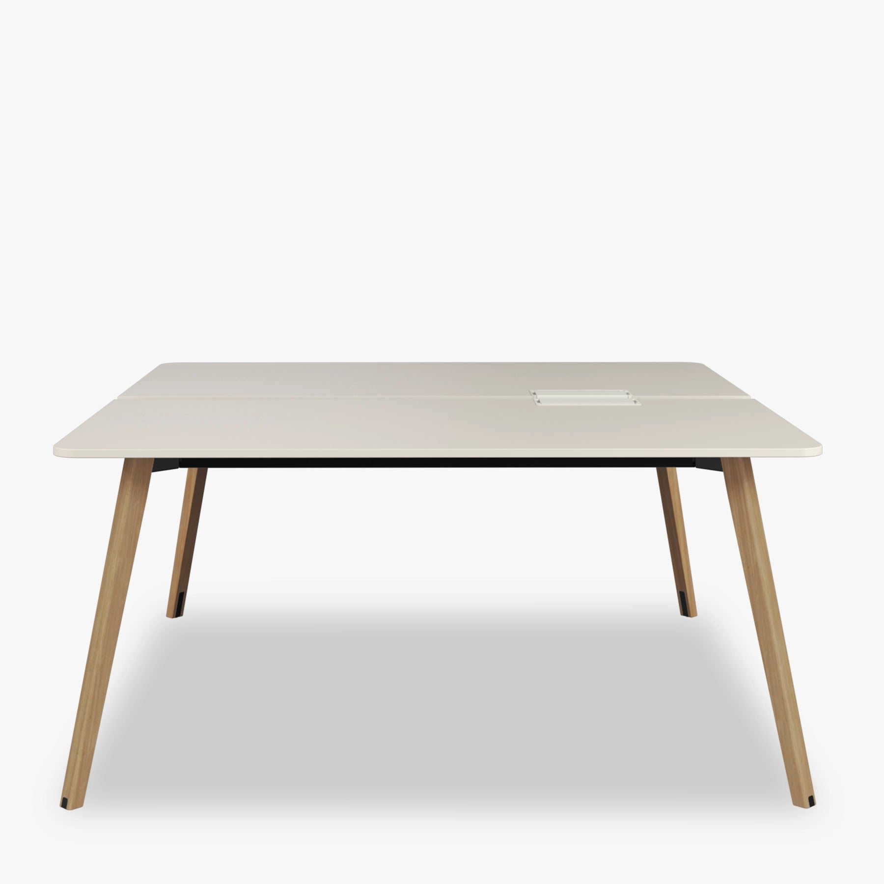 Pila Wood Elektrifikasyonlu İkili Çalışma Masası