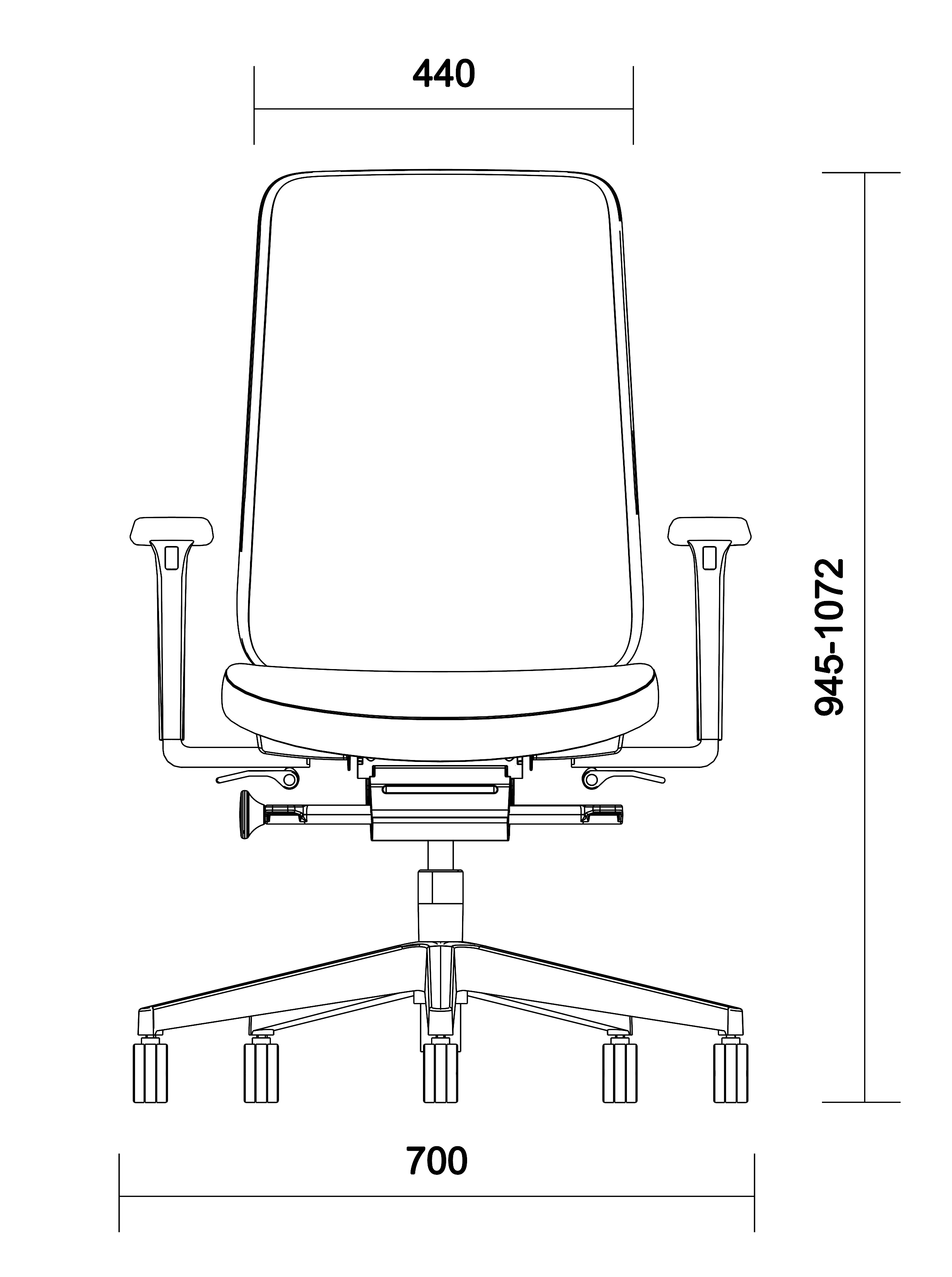 nurus MOU Pro Support Gri Çalışma Koltuğu  nurus