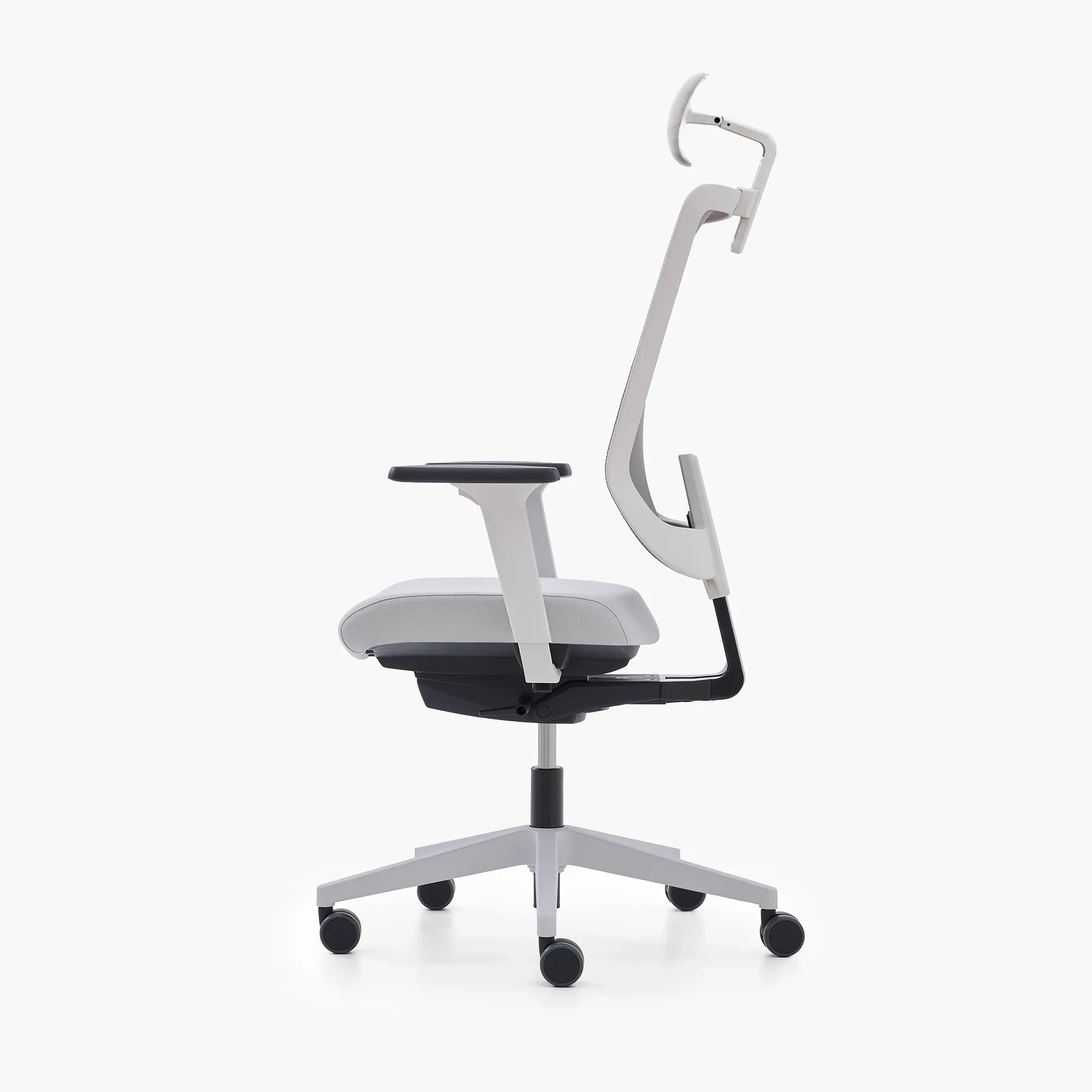 Mou Pro Dynamic Çalışma Sandalyesi - Başlıklı - Gri