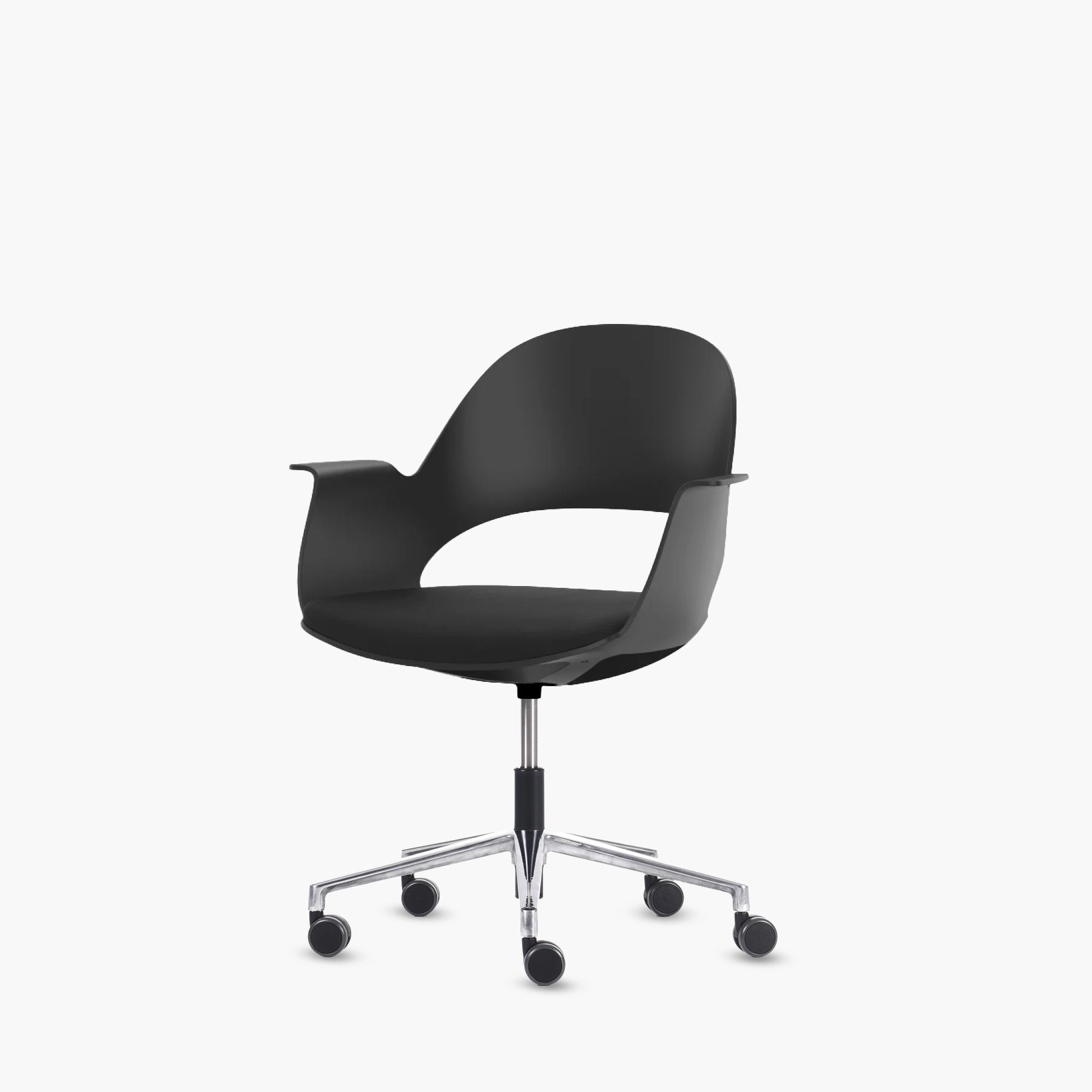 Alava Siyah Çalışma Sandalyesi - Alüminyum