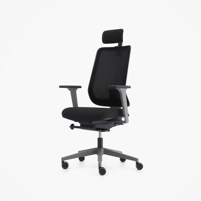 Mou Pro Front Tilt Çalışma Sandalyesi - Başlıklı - Antrasit