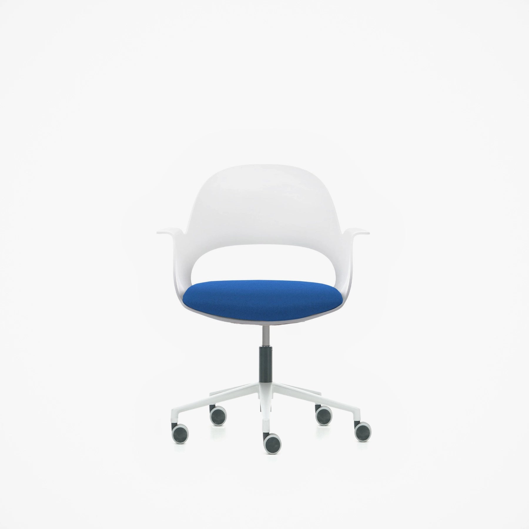 Alava Çalışma Sandalyesi - Beyaz - Beşli Yıldız Ayak