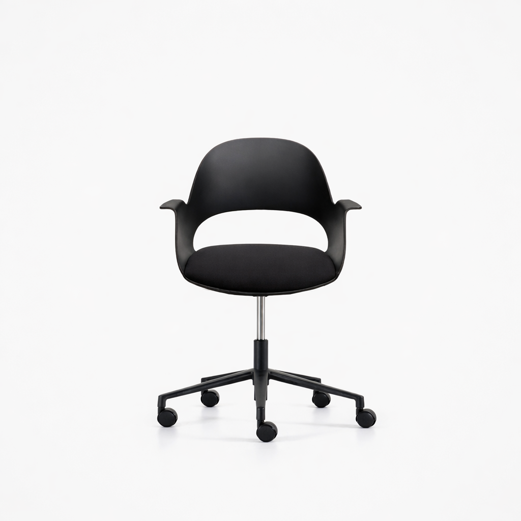 Alava Çalışma Sandalyesi - Siyah - Beşli Yıldız Ayak