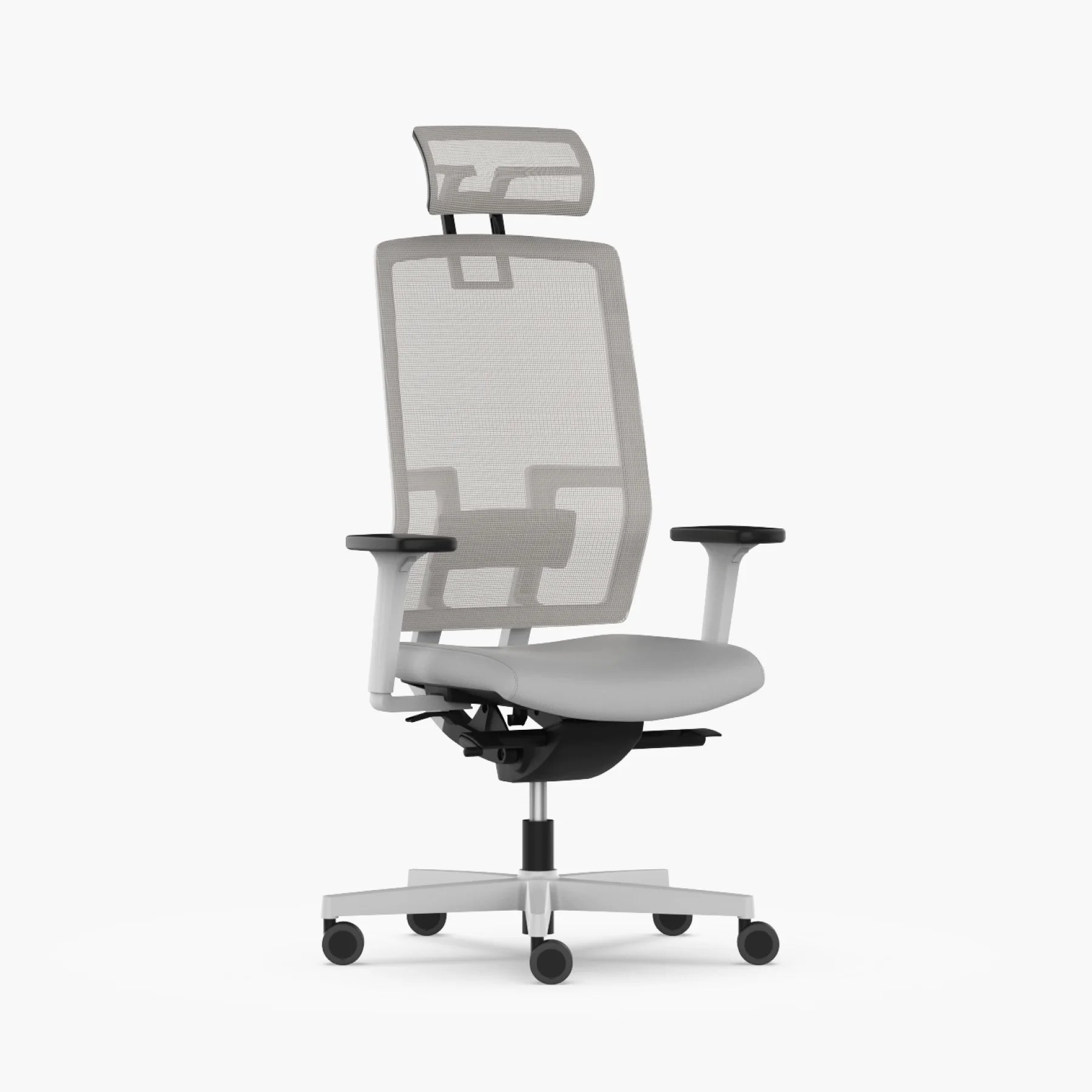 Me Too Çalışma Sandalyesi - Başlıklı - Gri