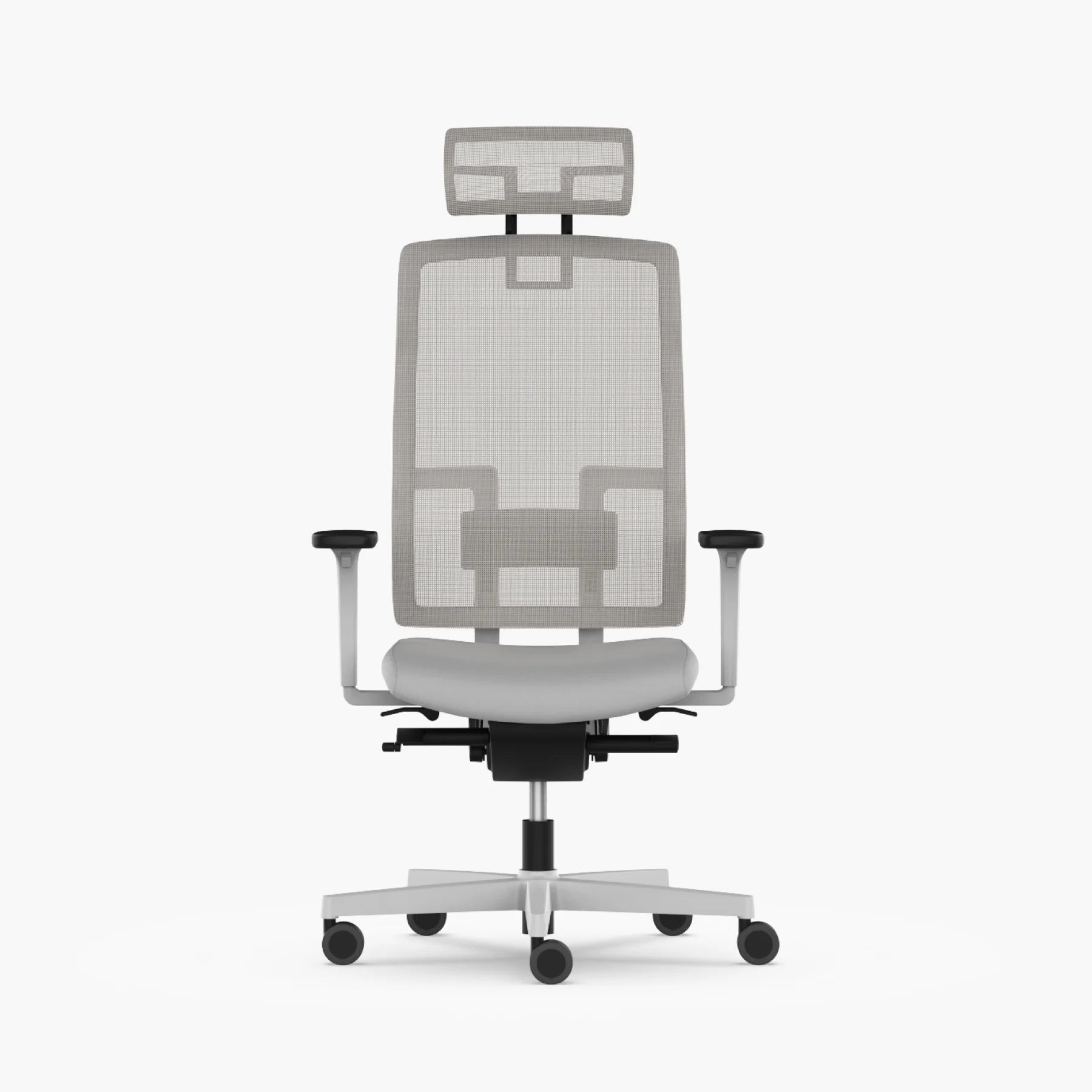 Me Too Çalışma Sandalyesi - Başlıklı - Gri