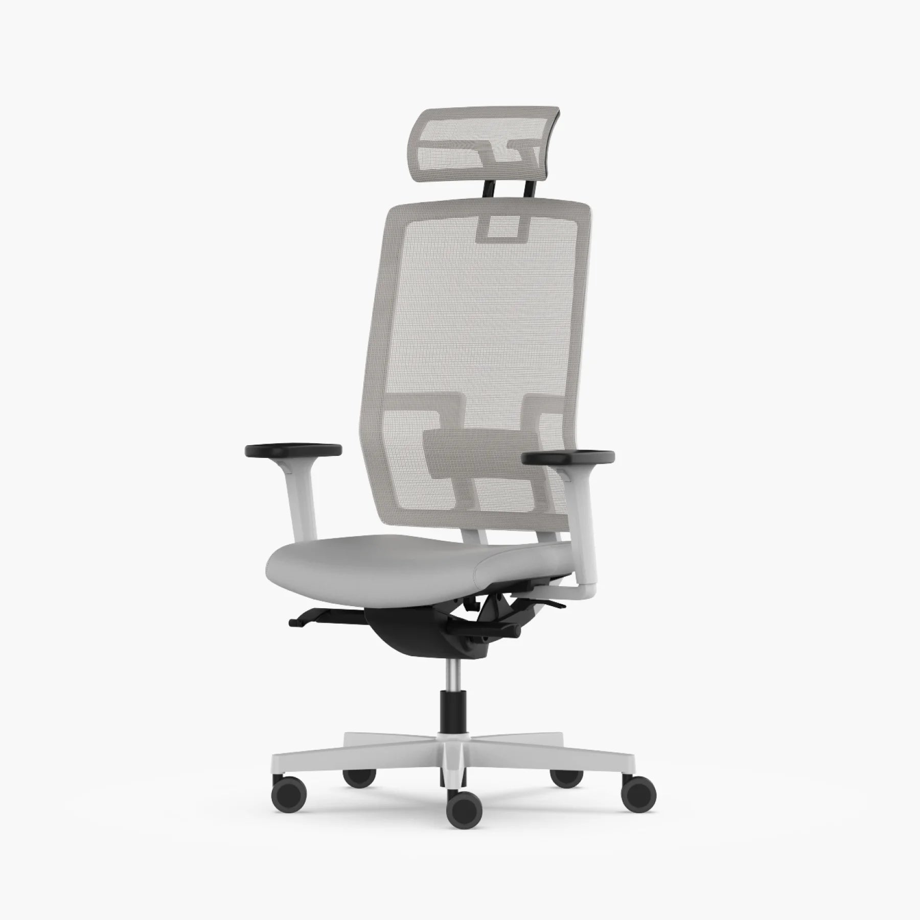 Me Too Çalışma Sandalyesi - Başlıklı - Gri