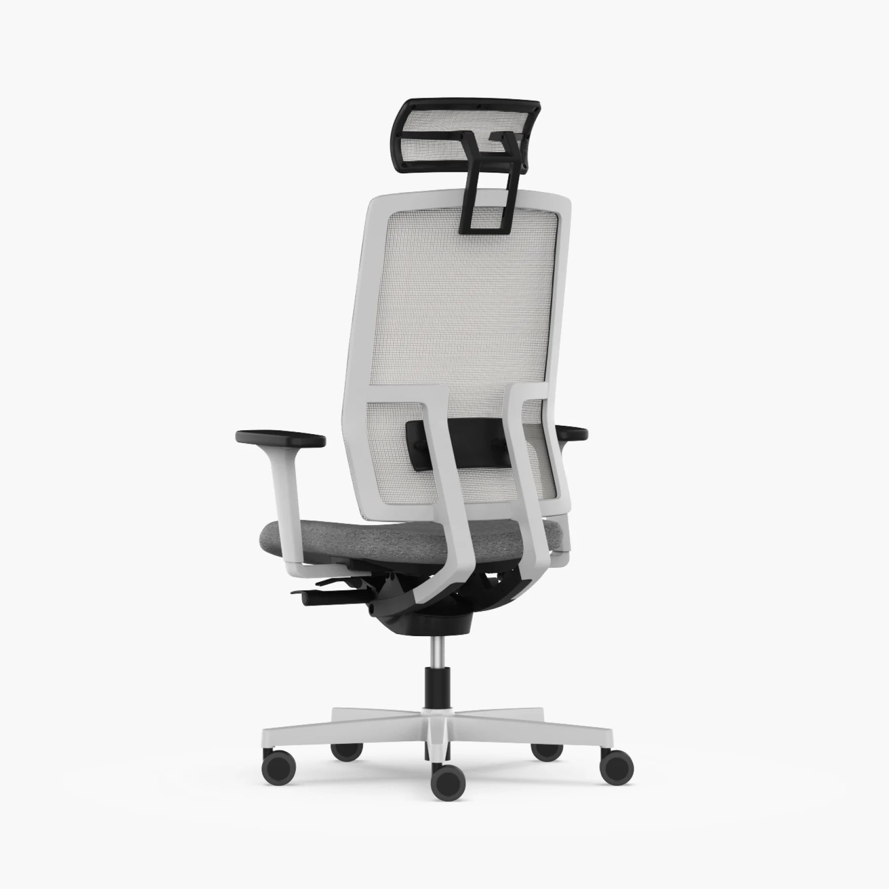 Me Too Çalışma Sandalyesi - Başlıklı - Gri