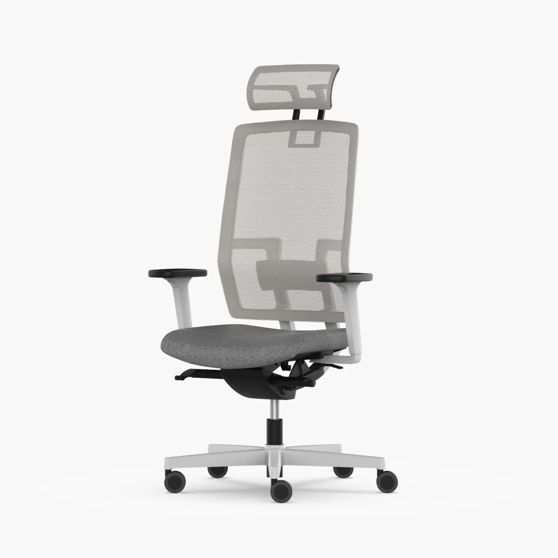 Me Too Çalışma Sandalyesi - Başlıklı - Gri