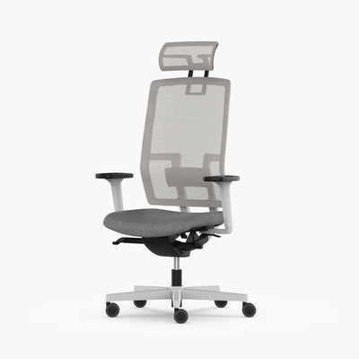 Me Too Çalışma Sandalyesi - Başlıklı - Gri