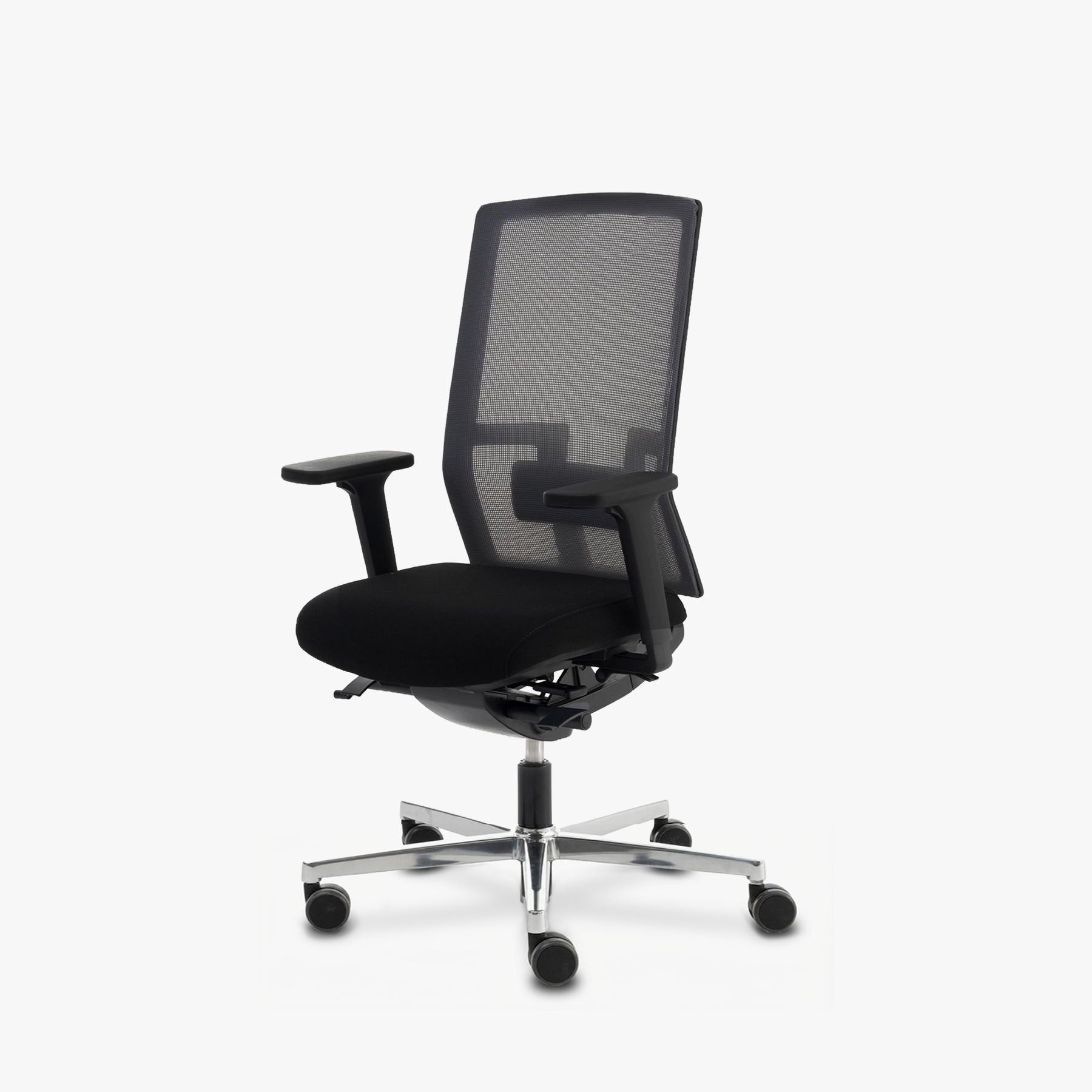 Me Too Çalışma Sandalyesi - Siyah - Alüminyum Ayak