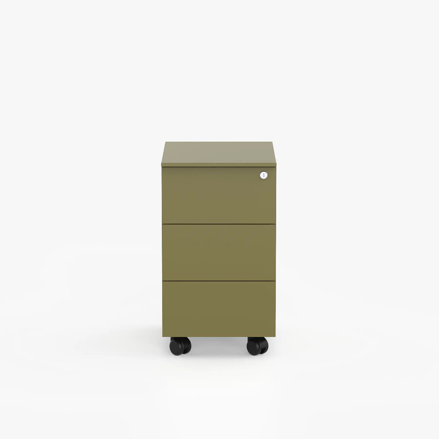 Cube Üç Çekmeceli Metal Komodin