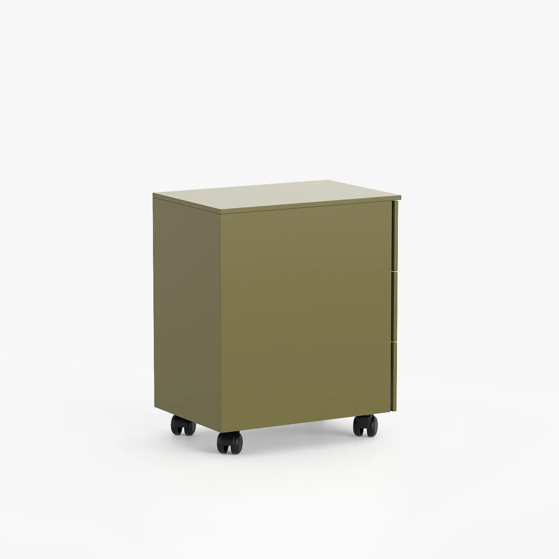 Cube Üç Çekmeceli Metal Komodin