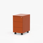 Cube Üç Çekmeceli Metal Komodin