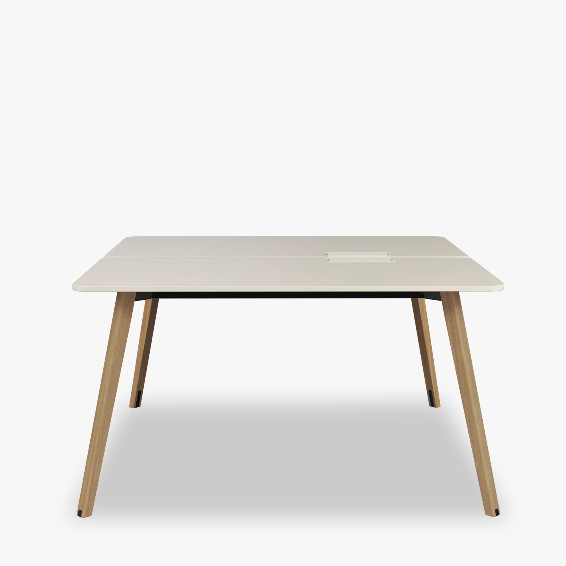 Pila Wood Elektrifikasyonlu İkili Çalışma Masası