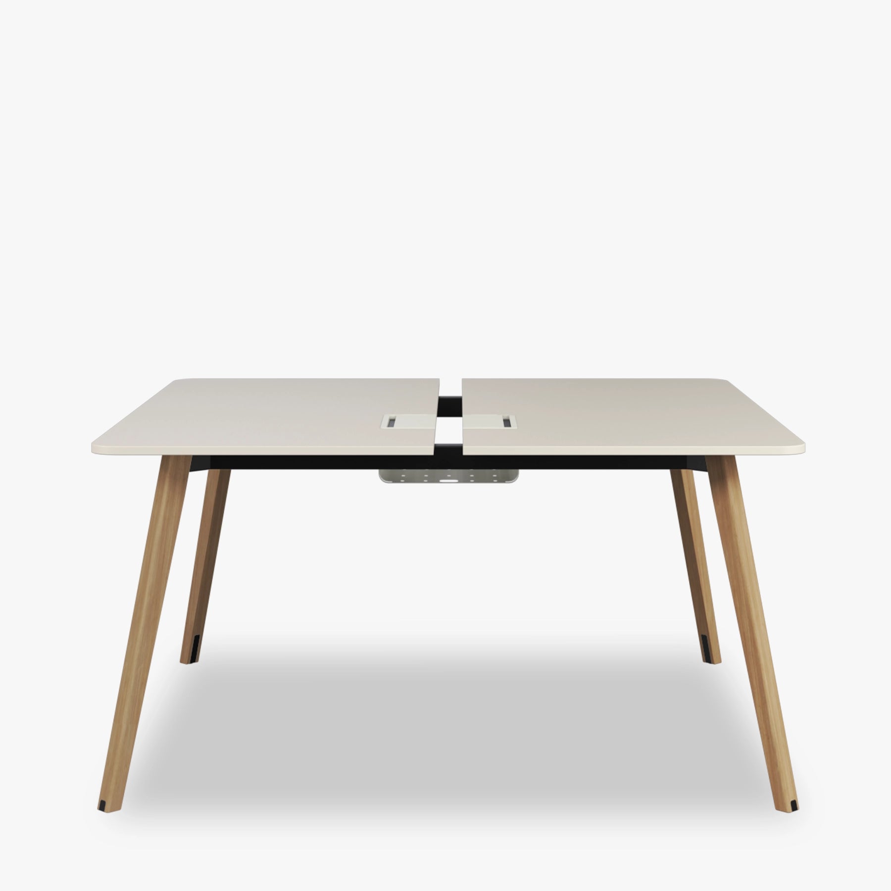 Pila Wood Elektrifikasyonlu İkili Çalışma Masası